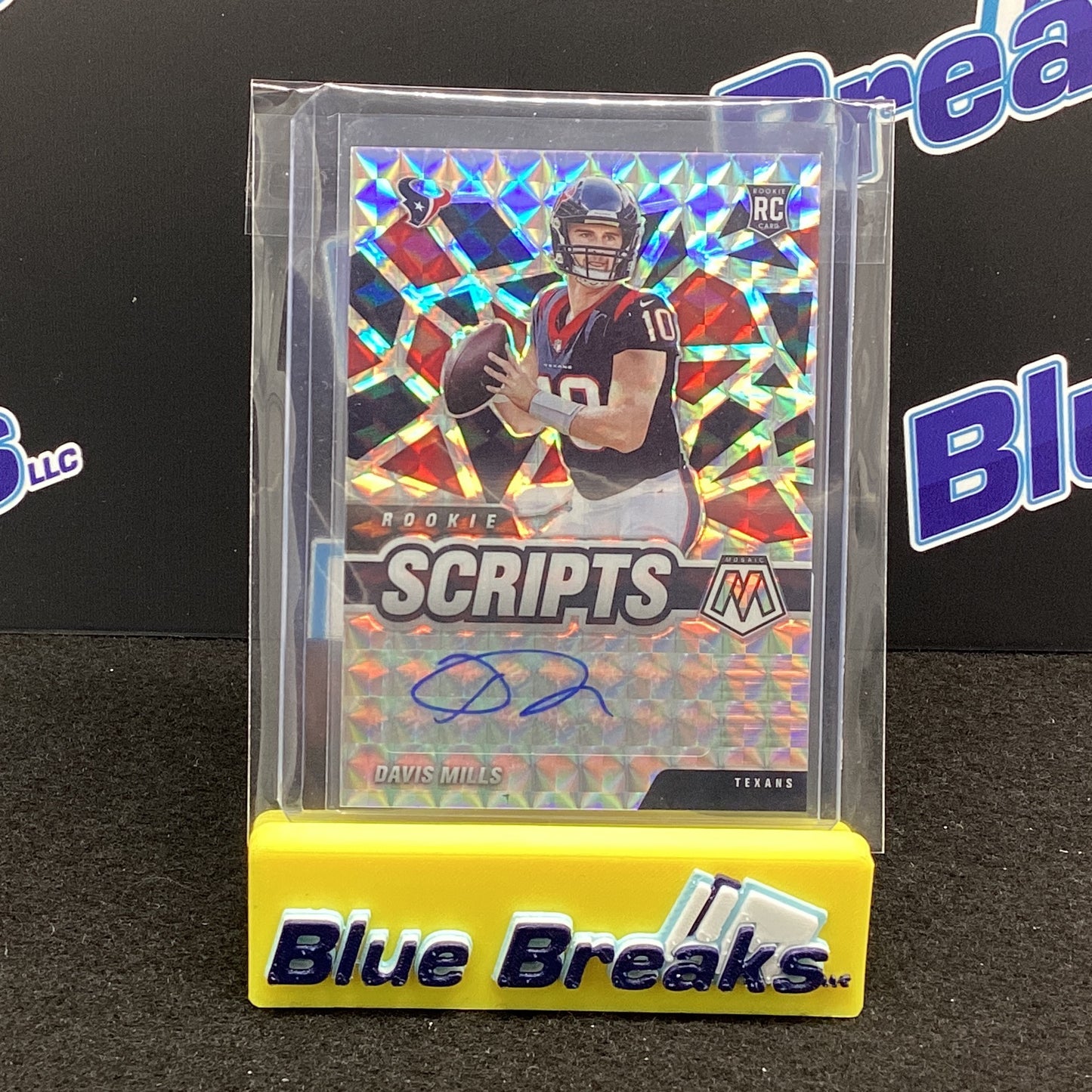 2021 Panini Mosaic - Rookie Scripts Davis Mills