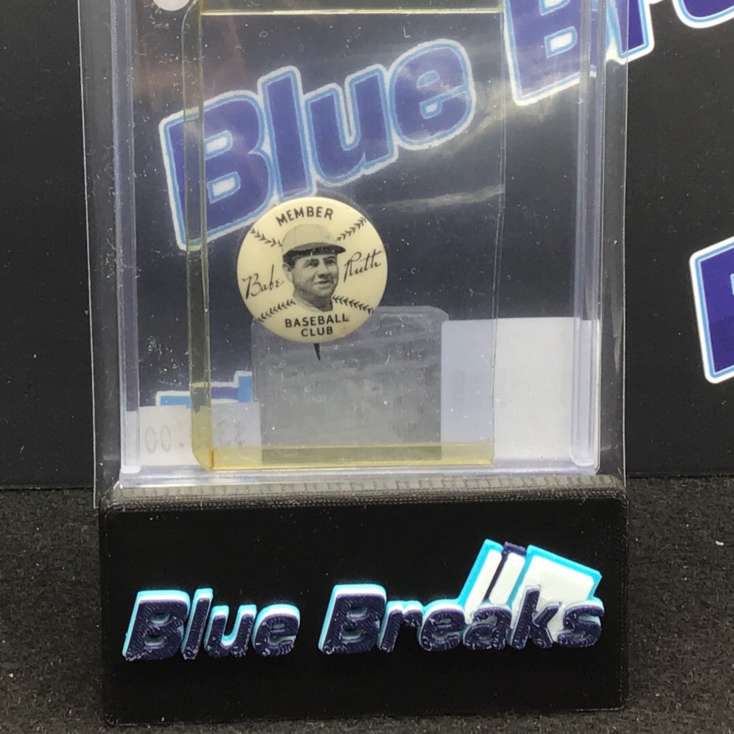 1935 Quacker Oats Babe Ruth giveaway pin