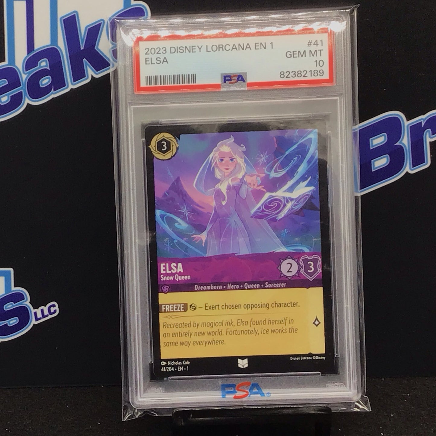 2023 Disney Lorcana Elsa #41 PSA 10