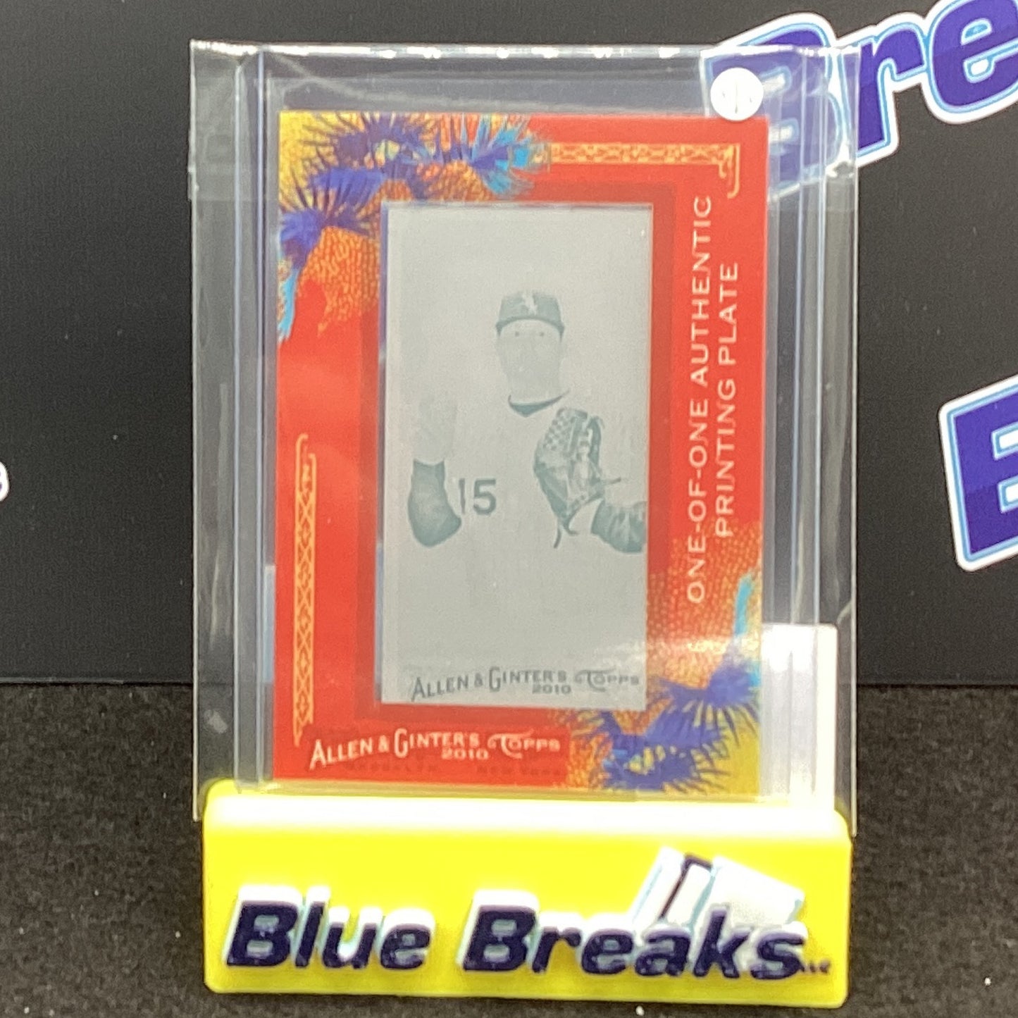 2010 Allen & Ginter Cyan Printing Plate Bobby Jenks 1/1 #288 White Sox