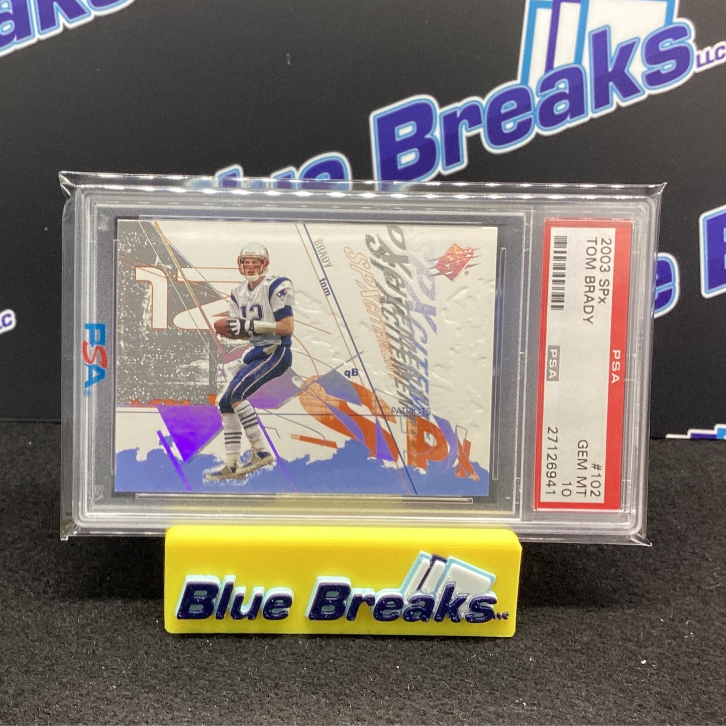 2003 SPX Tom Brady #102 Gem Mt 10