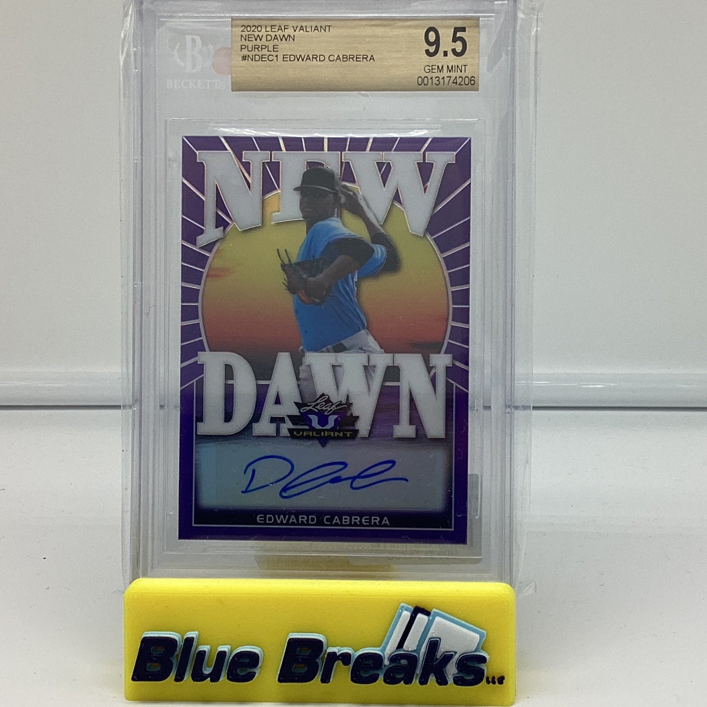 2020 Leaf valiant - Edward Cabrera Bec 9.5