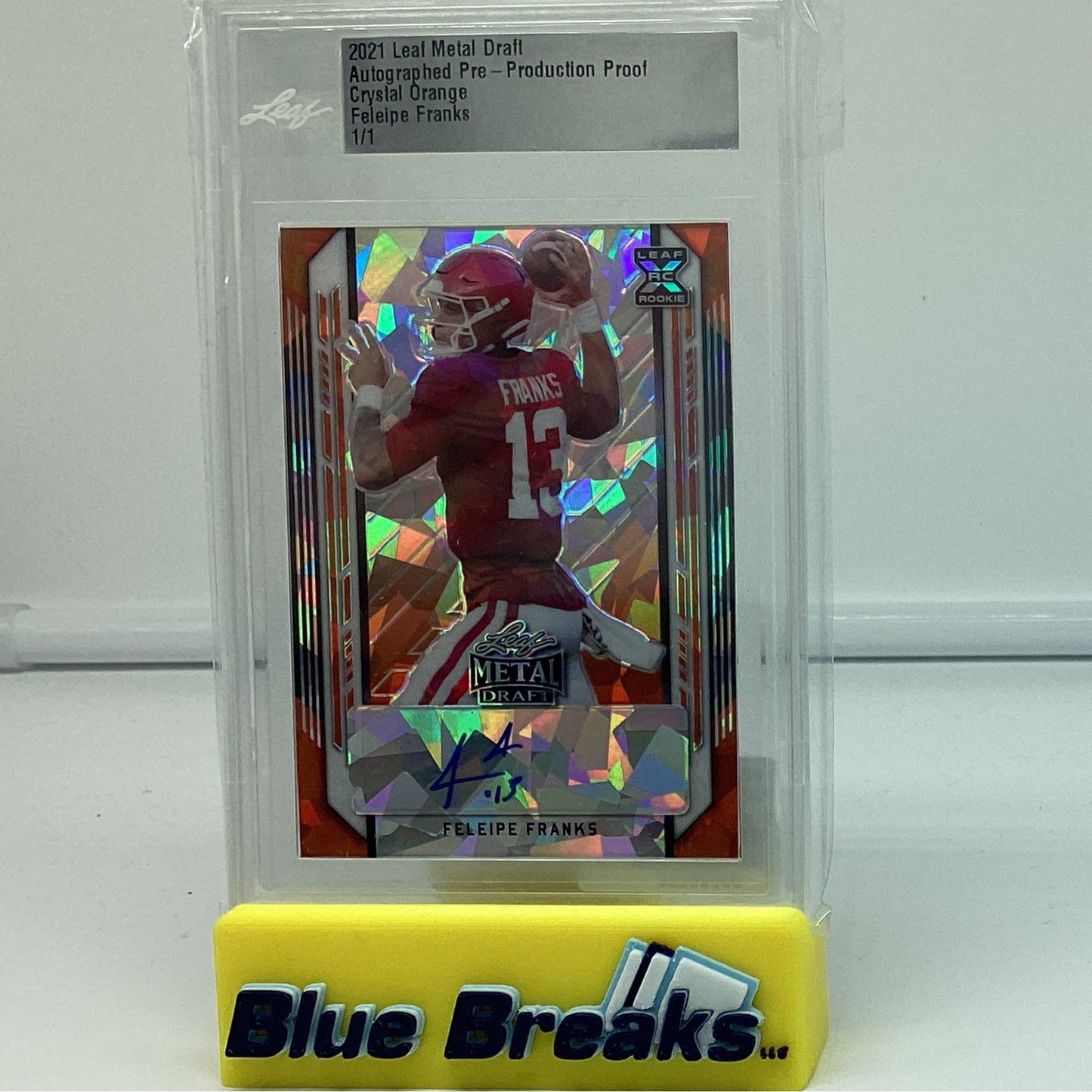 2021 Leaf Metal Draft - Feleipe Franks 1/1