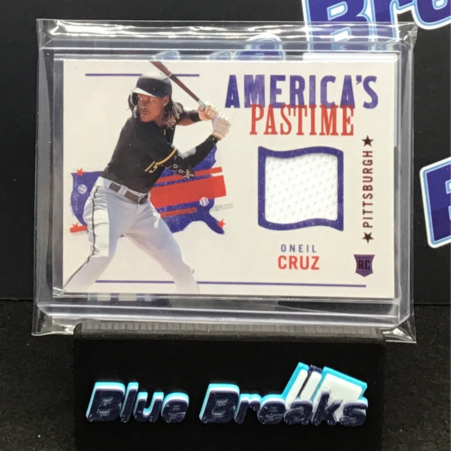 2022 Panini Chronicles America's Pastime Oneil Cruz relic RC #APS-OC