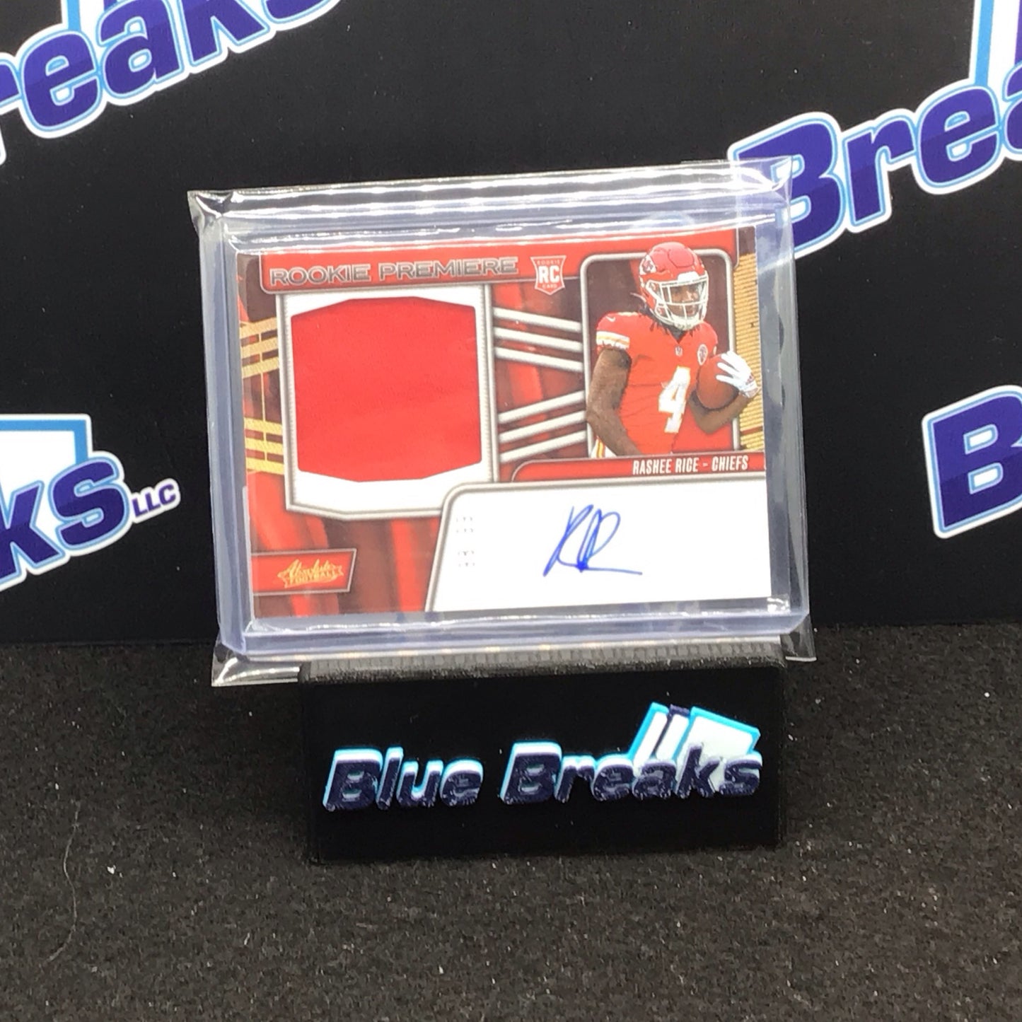 2023 Panini Absolute Rookie Premiere Rashee Rice relic auto 98/99 RC #RPMA-RR Chiefs