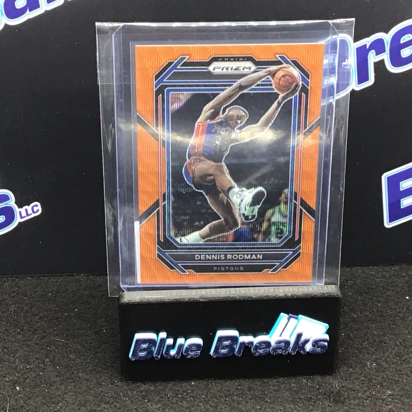 2022-23 Panini Prizm orange wave Dennis Rodman 11/60 #291 Pistons