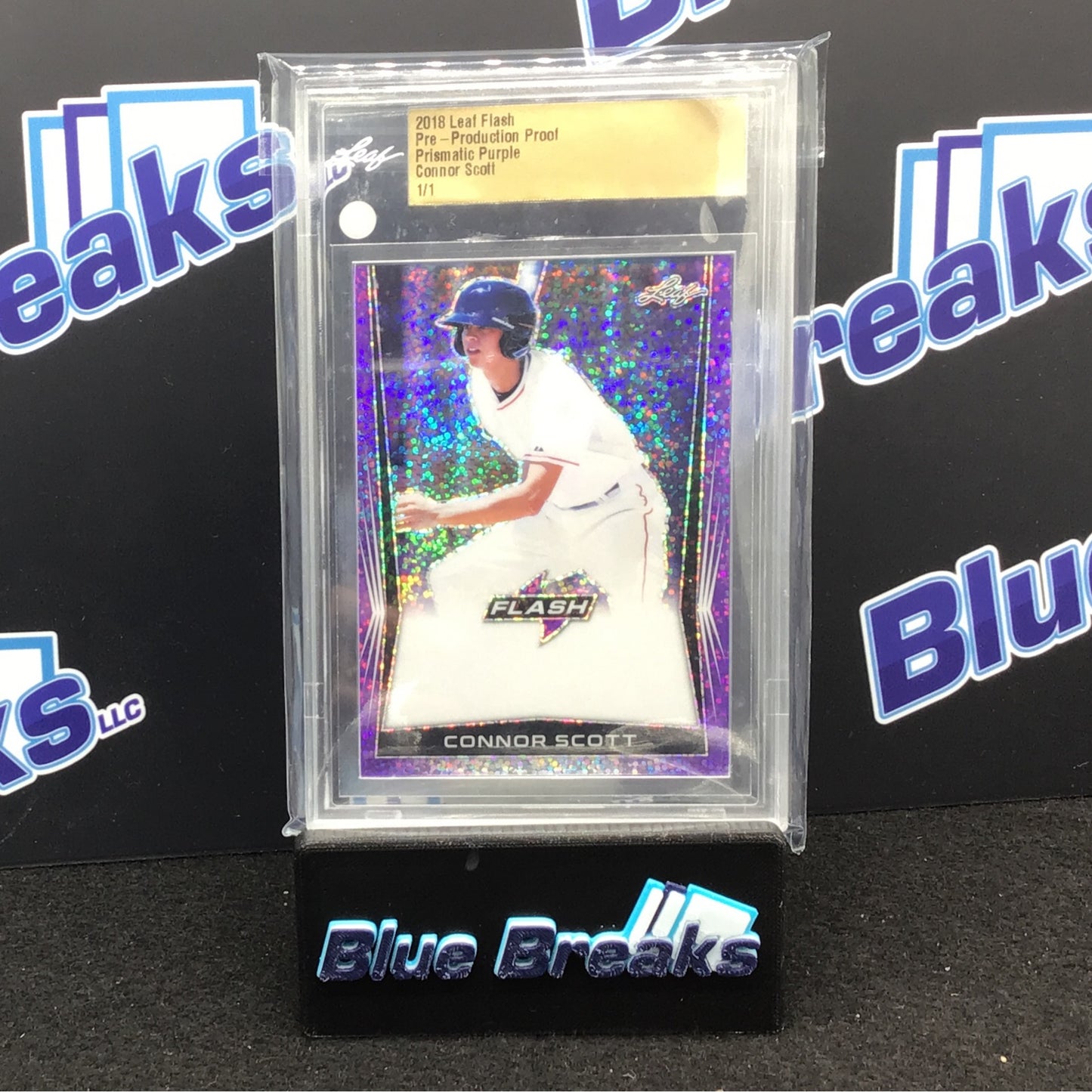 2018 Leaf Flash - Connor Scott - Pre Production proof - Prismatic Purple - 1/1