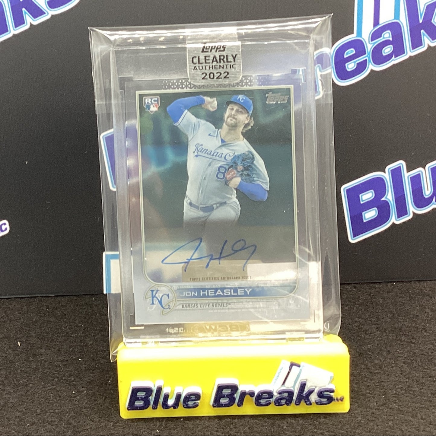 2022 Topps Clearly Authentic Jon Heasley auto #CAA-JH Royals