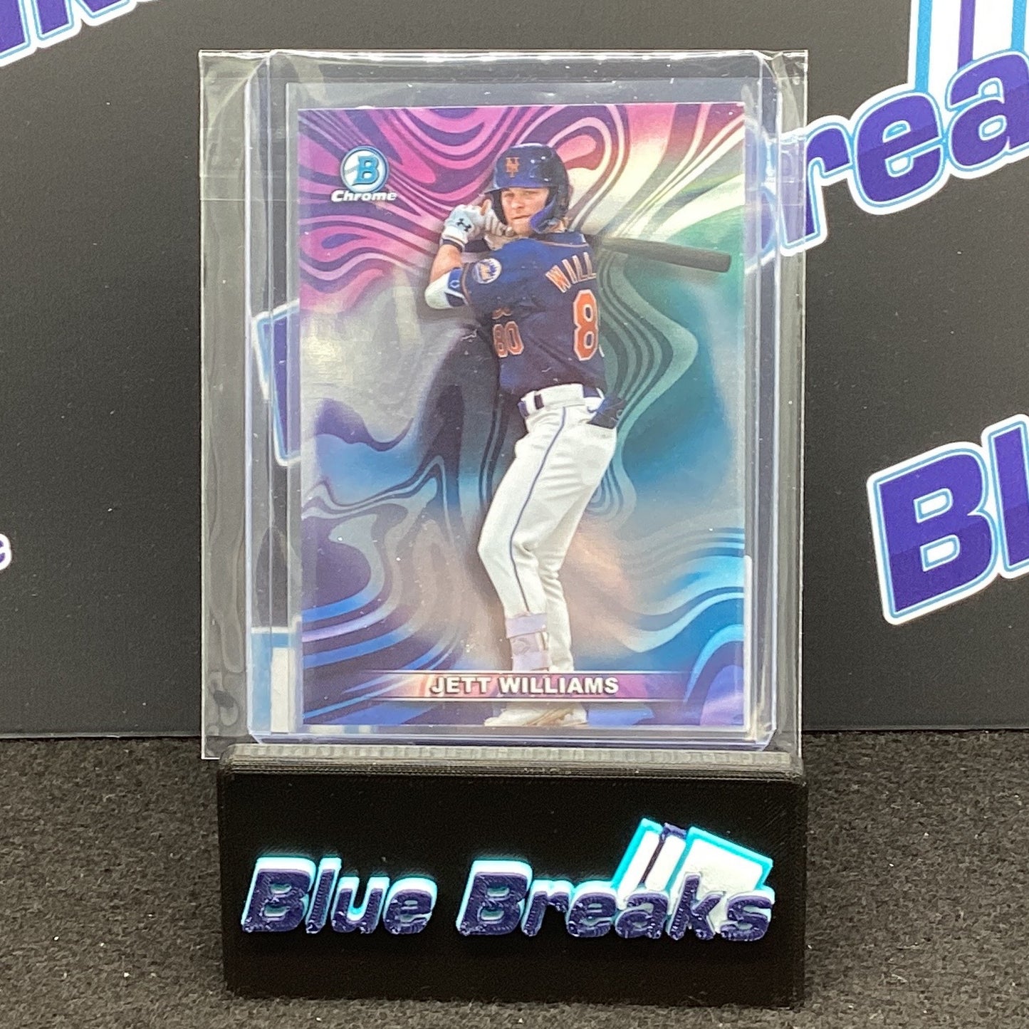 2022 Bowman Chrome Jett Williams #MR-6 Mets