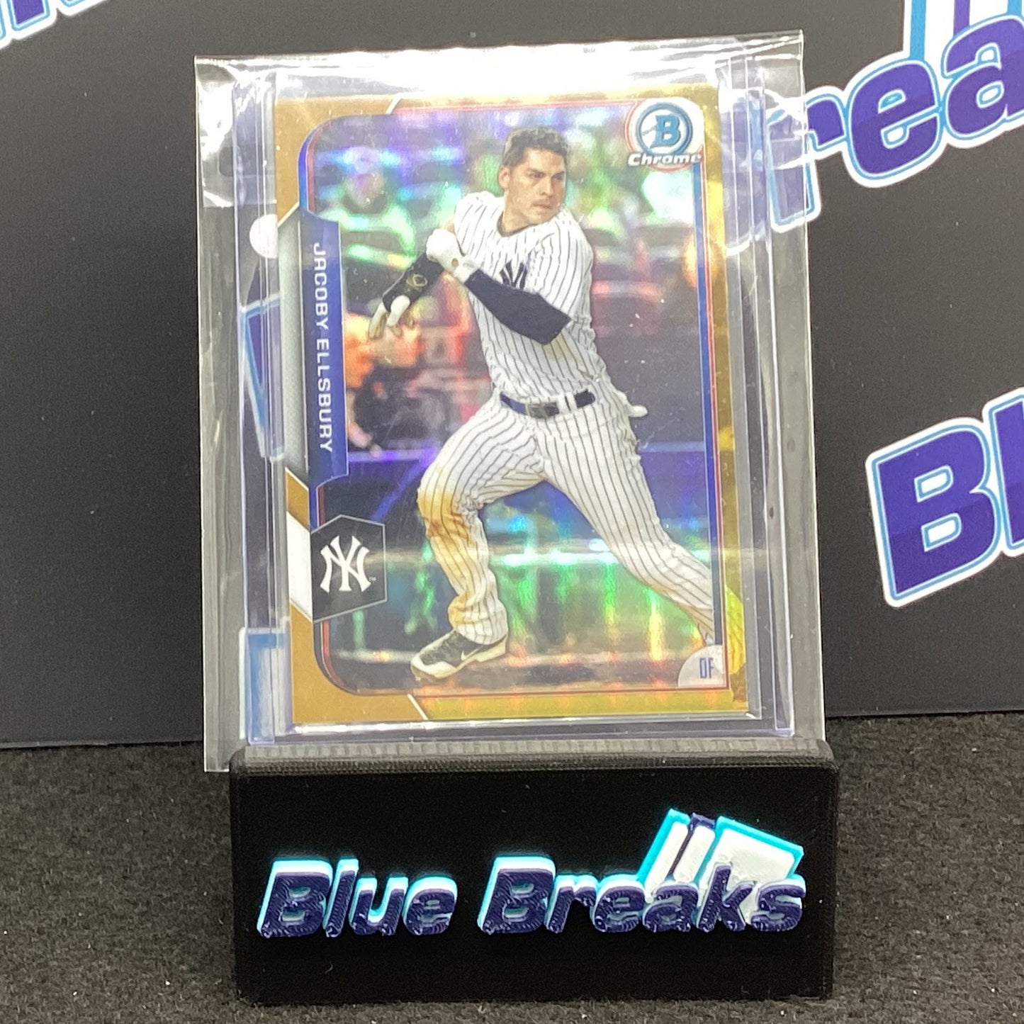 2015 Bowman Chrome Gold Refractor Jacoby Ellsbury 09/50 #141 Yankees