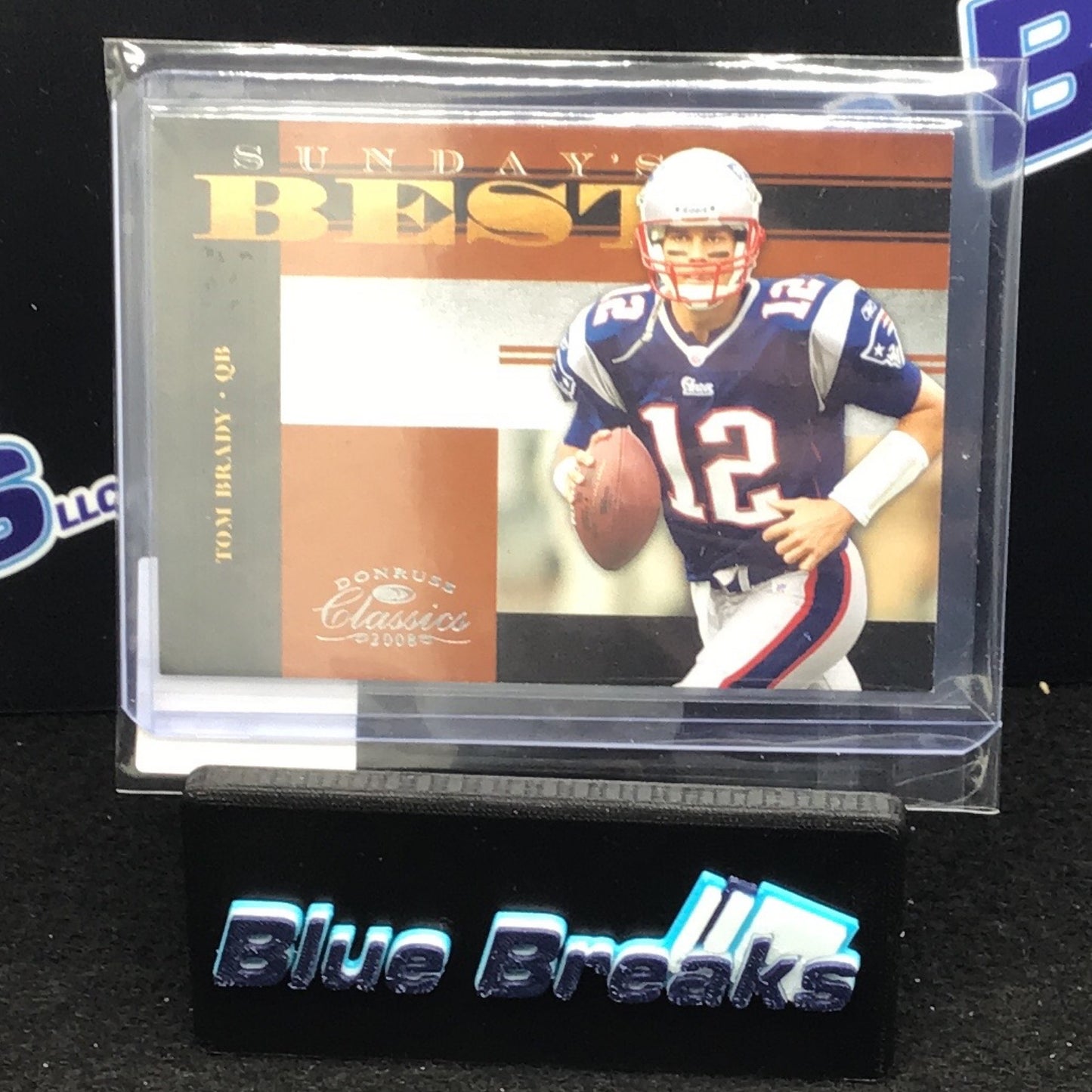 2008 Donruss Classics Sunday's Best Tom Brady 0805/1000 #SB-20 Patriots