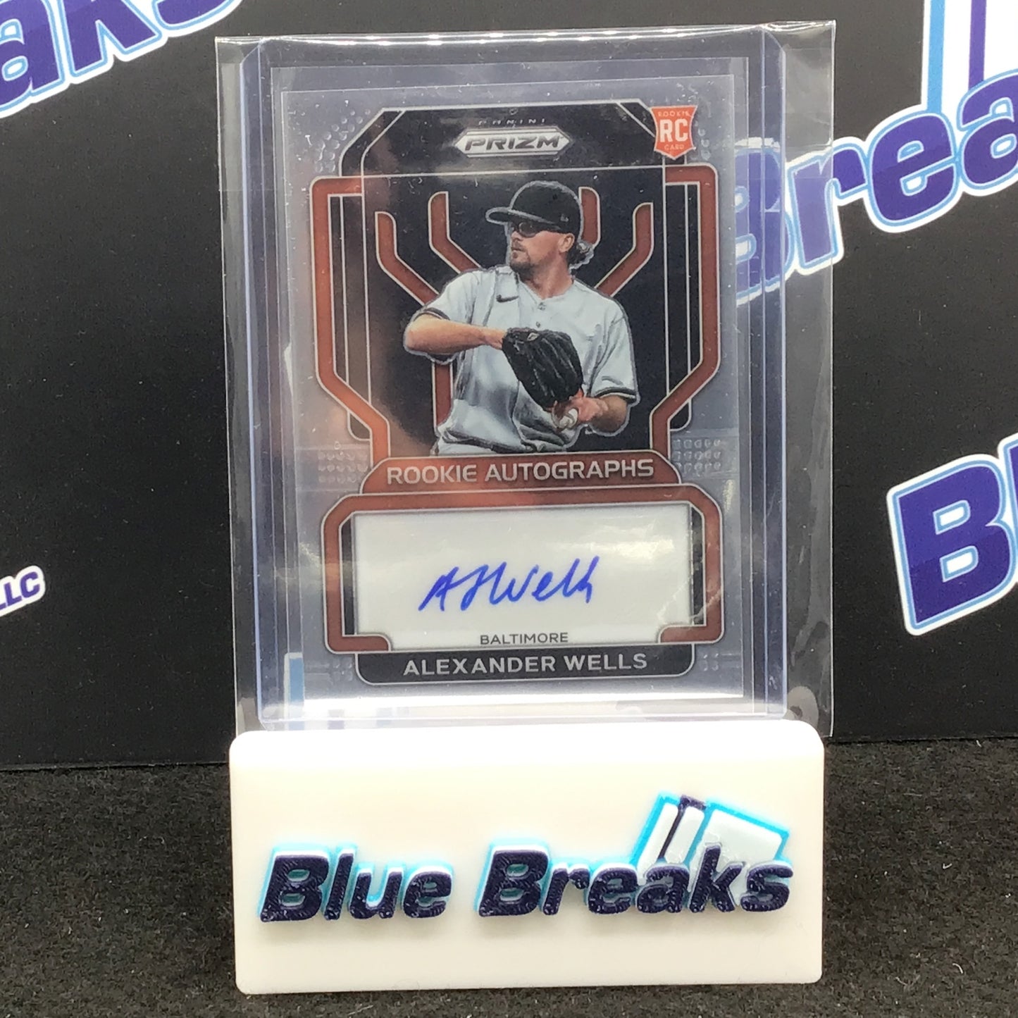 2022 Panini Prizm - Alexander Wells - Auto - Baltimore Orioles - Rookie