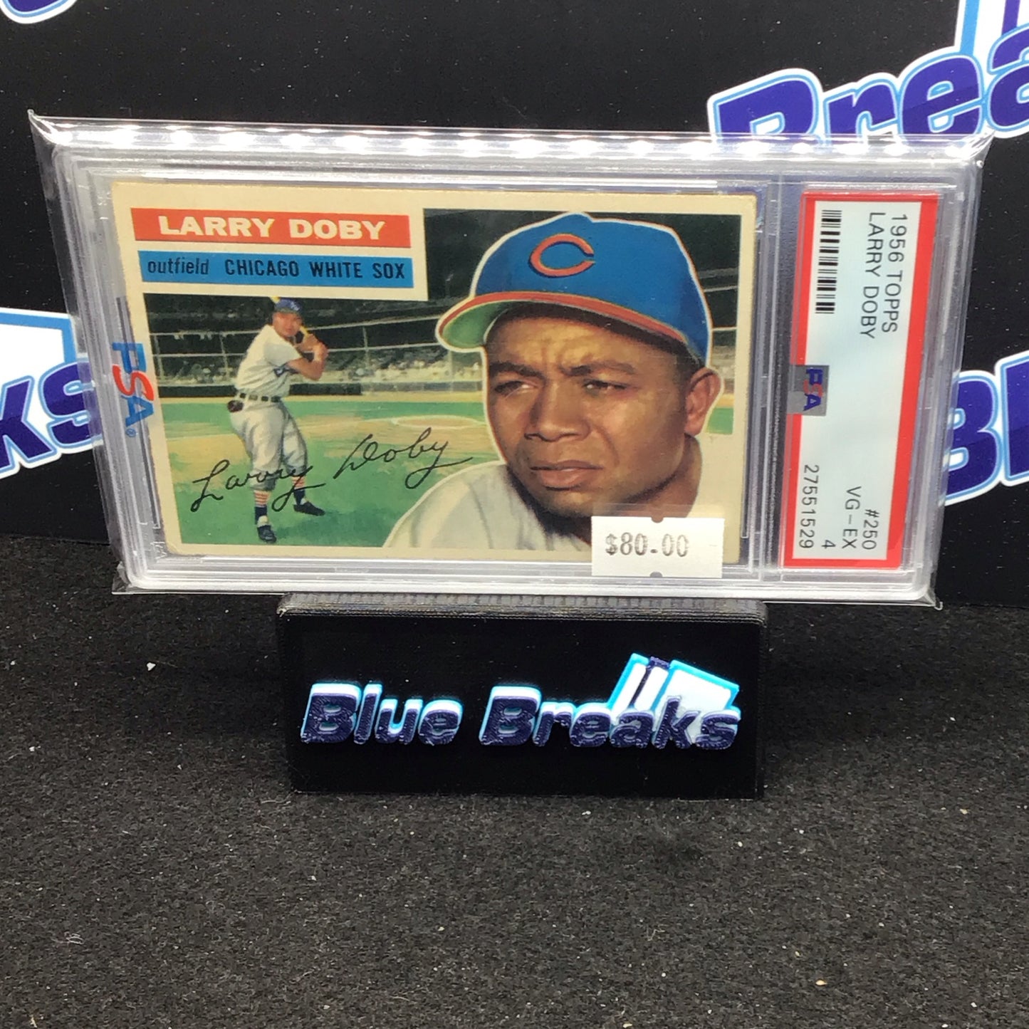 1956 Topps Larry Doby #250 PSA 4 White Sox