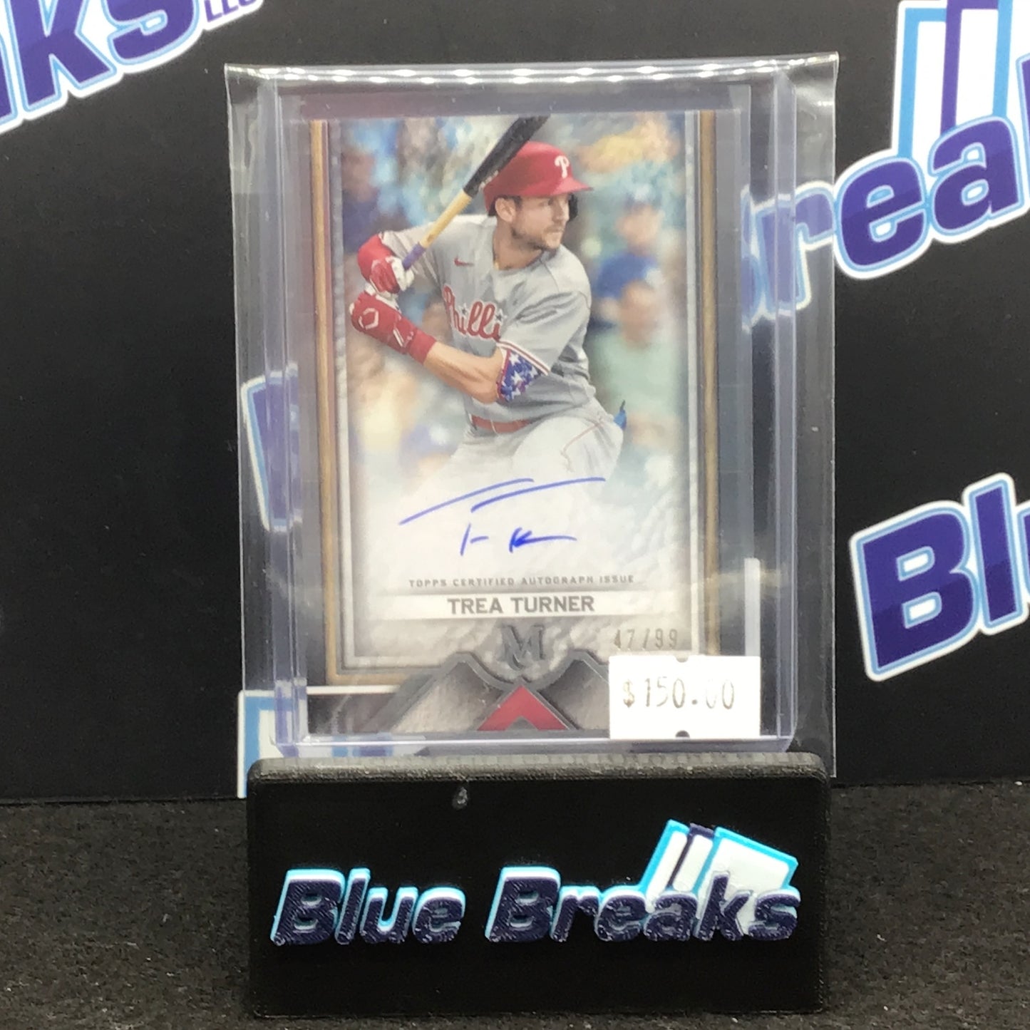2023 Topps Museum Collection Trea Turner auto 47/99 #AA-TT Phillies
