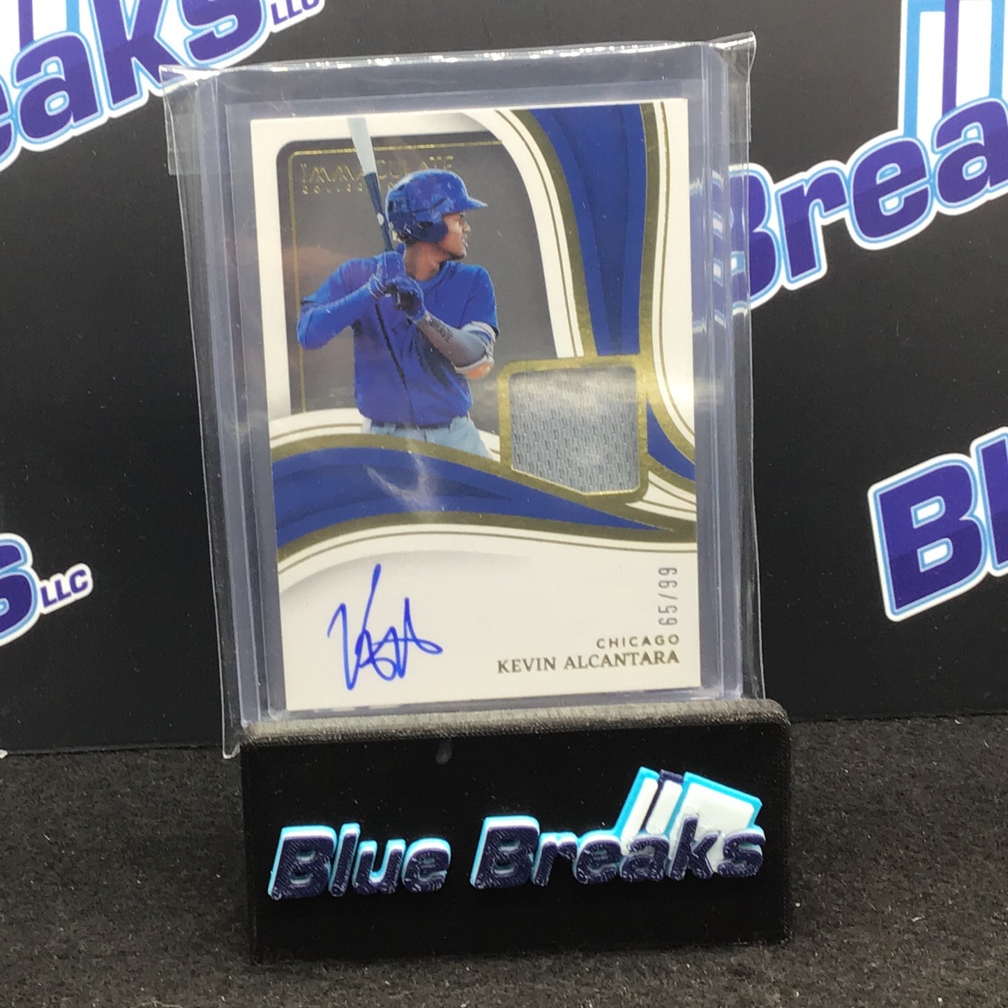 2023 Panini Immaculate - Kevin Alcantara - Chicago Cubs - 65/99 - IMA-KA