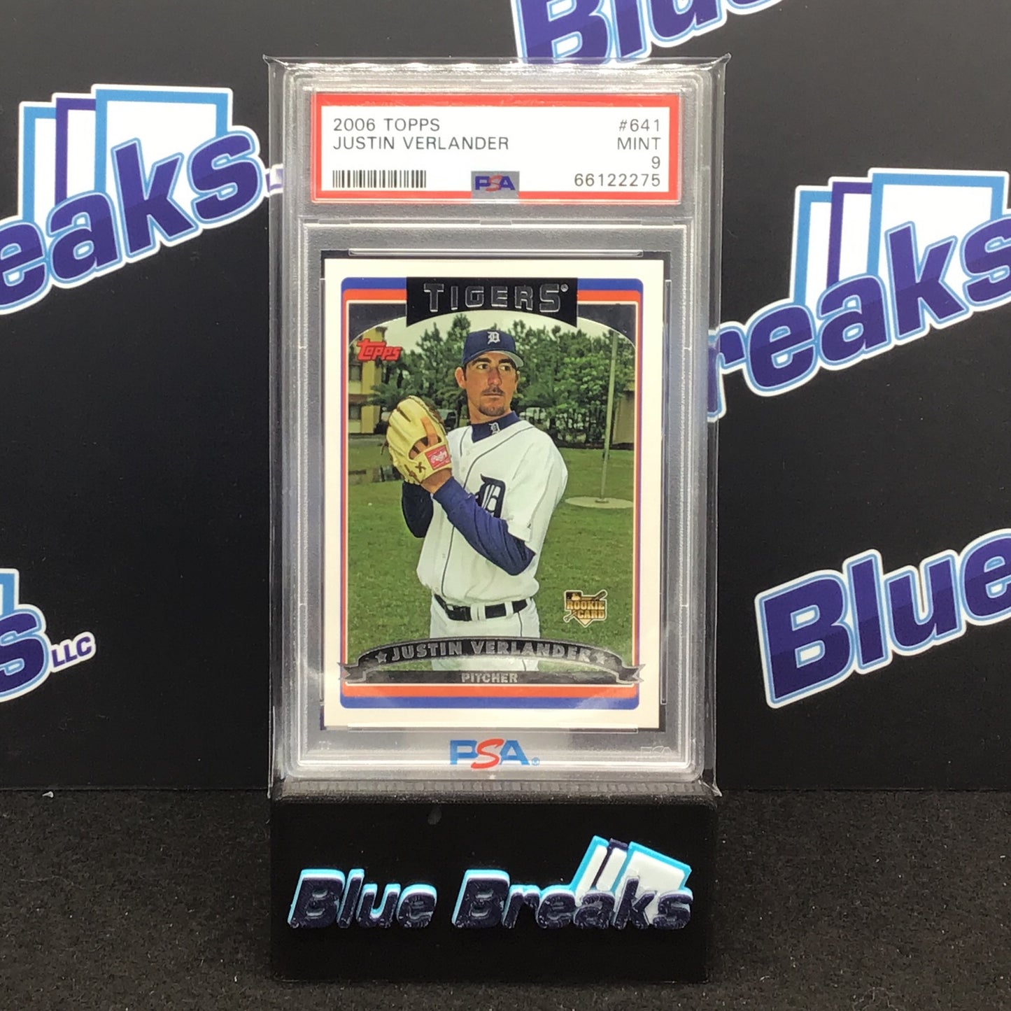 2006 Topps - Justin Verlander - #641 - PSA 9 - Detroit Tigers