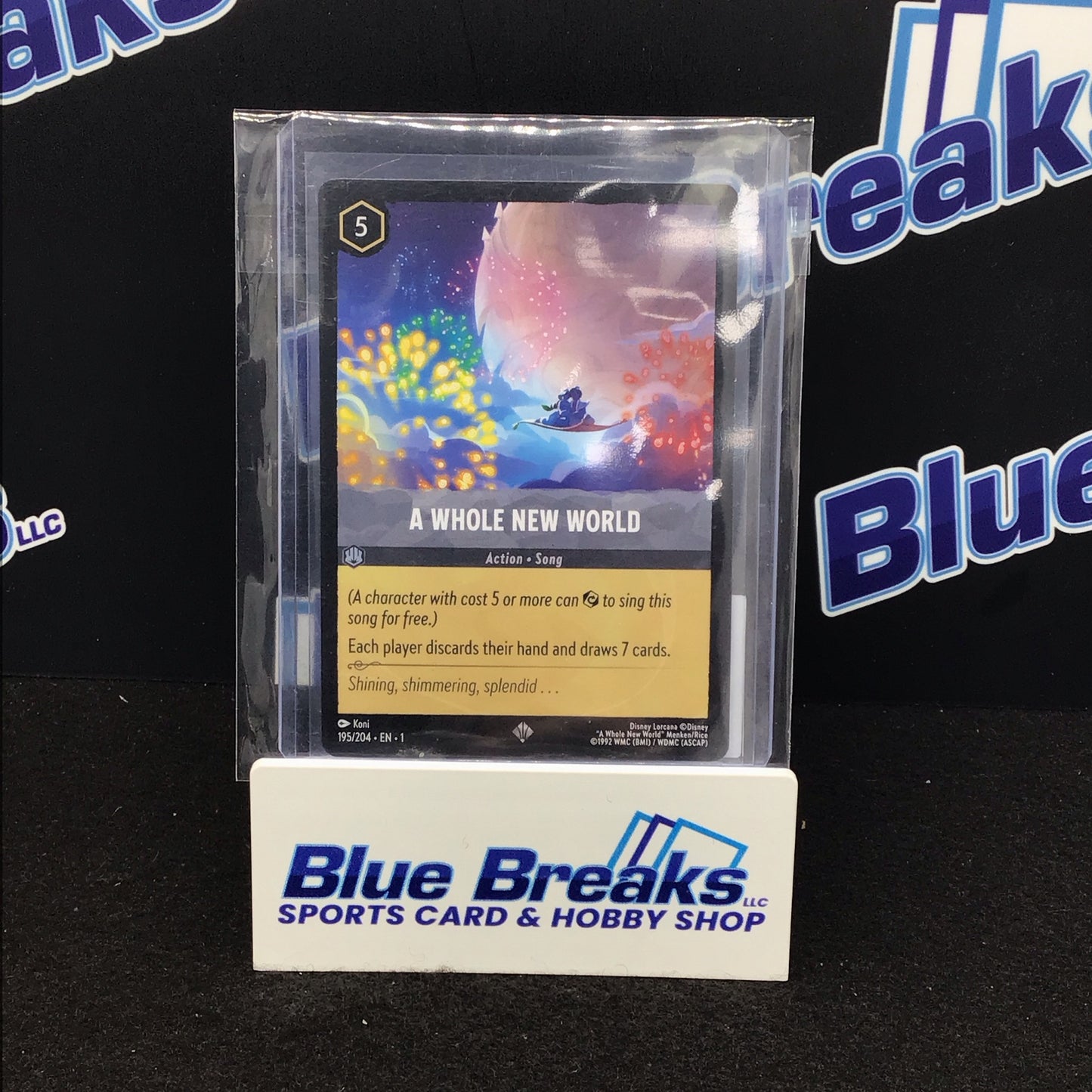 2023 Disney Lorcana The First Chapter A Whole New World Song 195/204