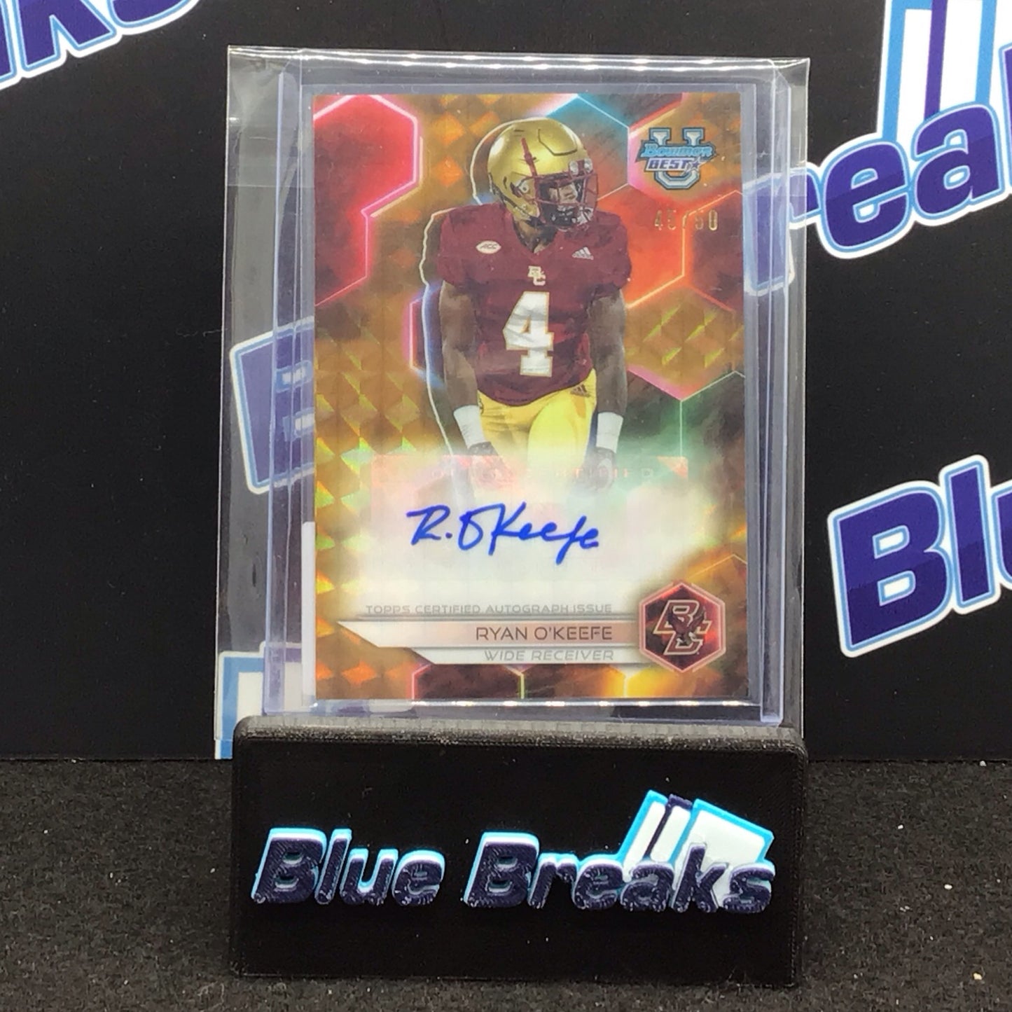 2023 Bowman U Best Ryan O'Keefe auto 45/50 #BOA-RO Boston College