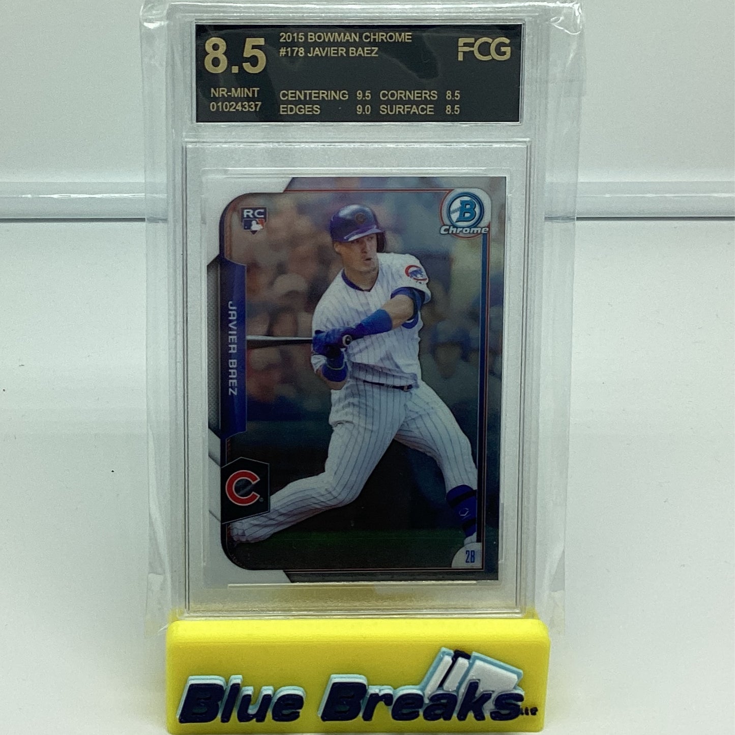 2015 Bowman Chrome - Javier Baez NM 8.5