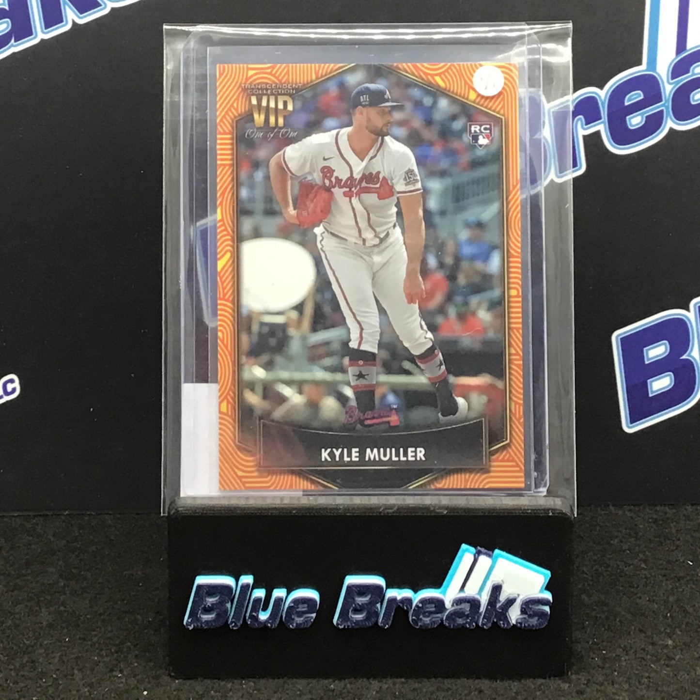 2022 Topps Transcendent Baseball VIP Party Kyle Muller 1/1 #22 Braves