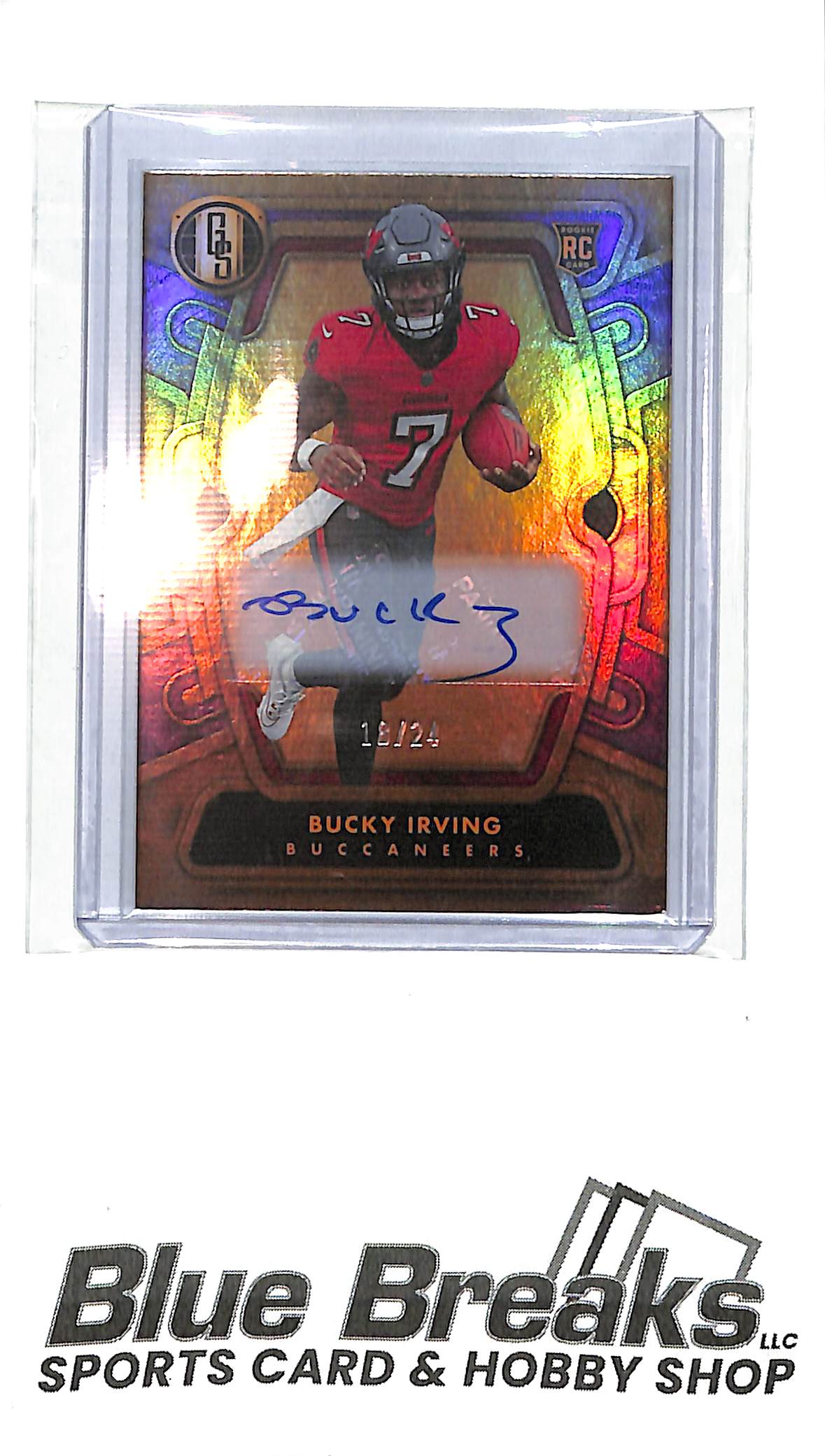2024 Panini Gold Standard purple Bucky Irving auto 18/24 RC #160 Bucca –  Blue Breaks Sports Card & Hobby Shop