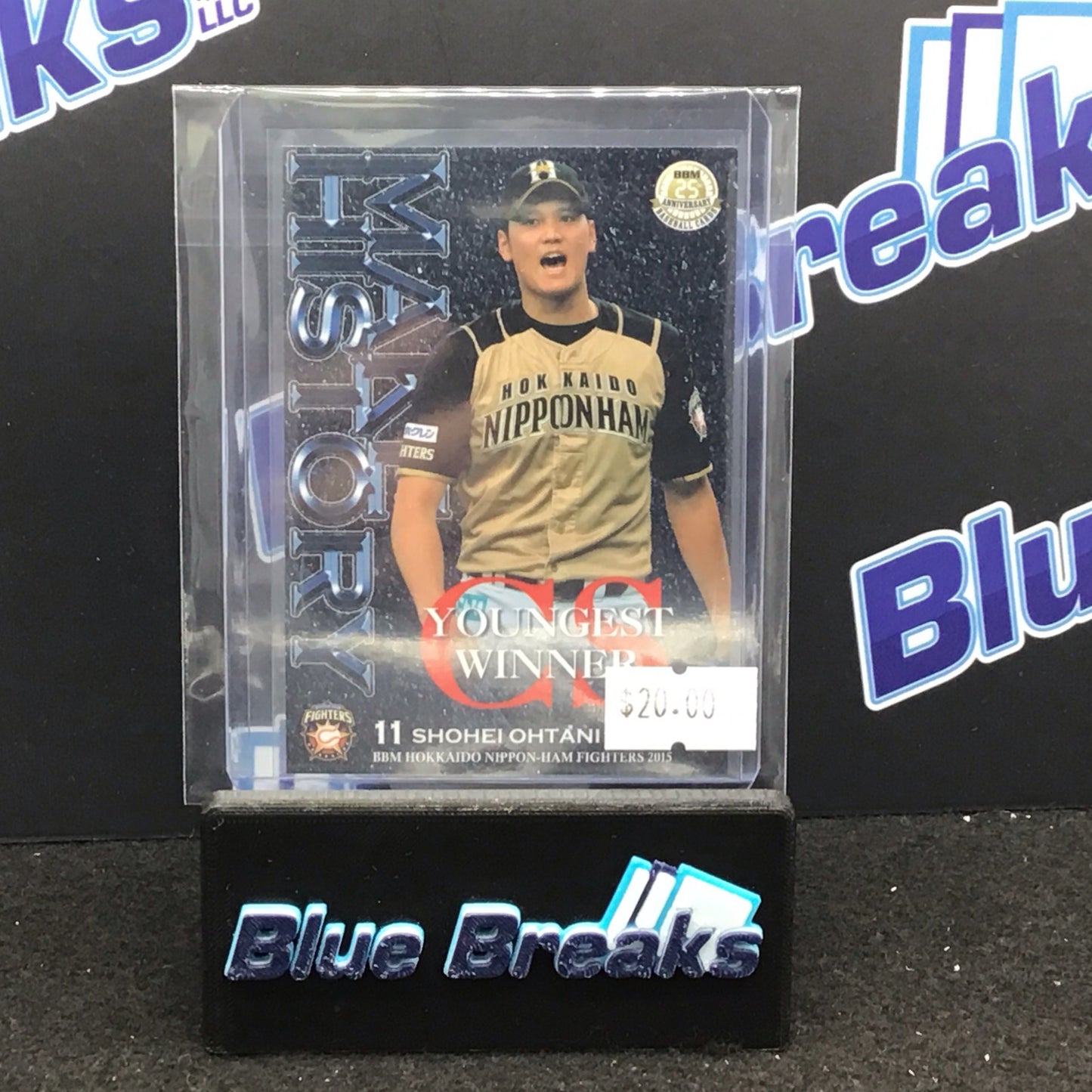 2015 BBM Make History Youngest Winner Shohei Ohtani #F75 Fighters