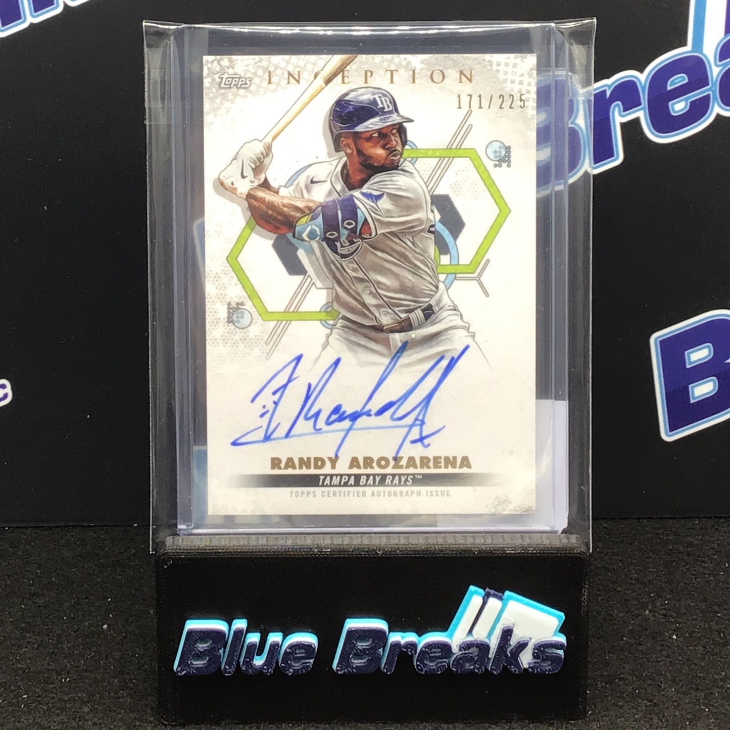 2022 Topps Inception Rookies & Emergining Stars Randy Arozarena auto 171/225 #BRES-RA Rays