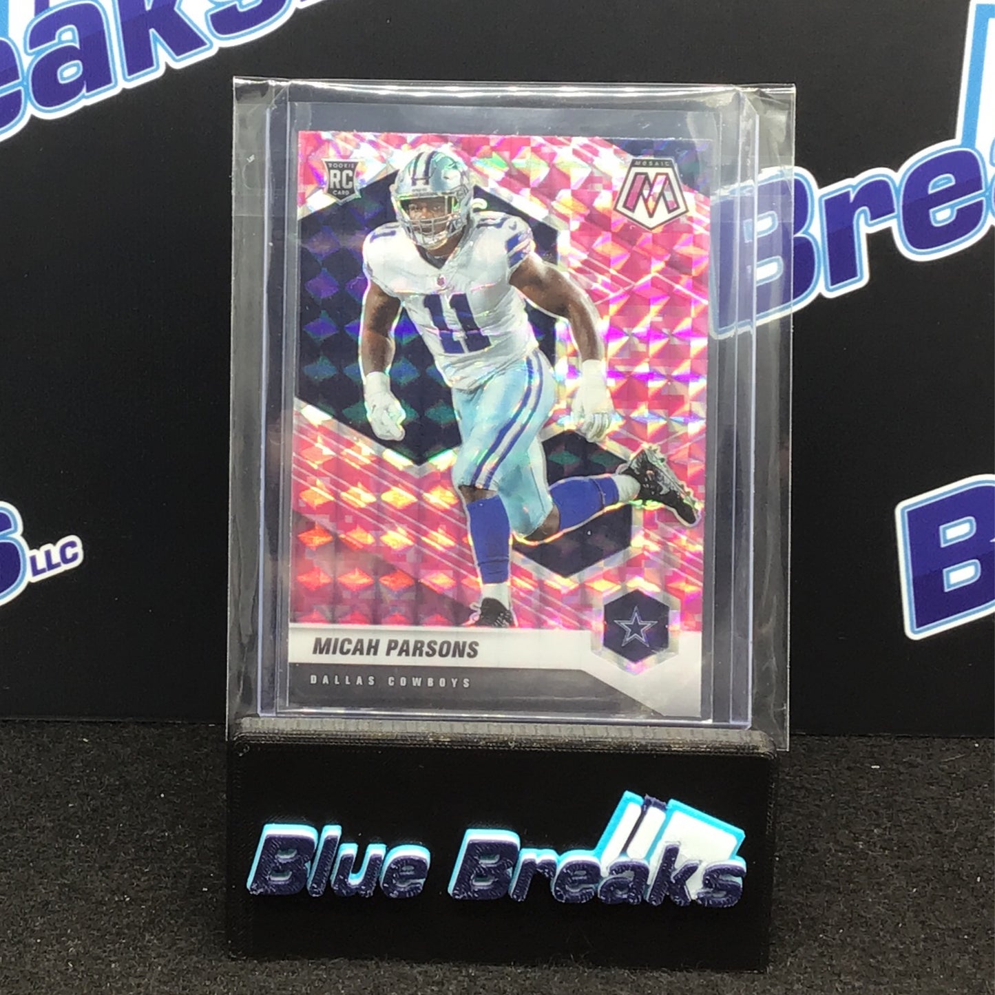 2021 Panini - Mosaic - Micah Parsons - Pink - Dallas Cowboys - #362