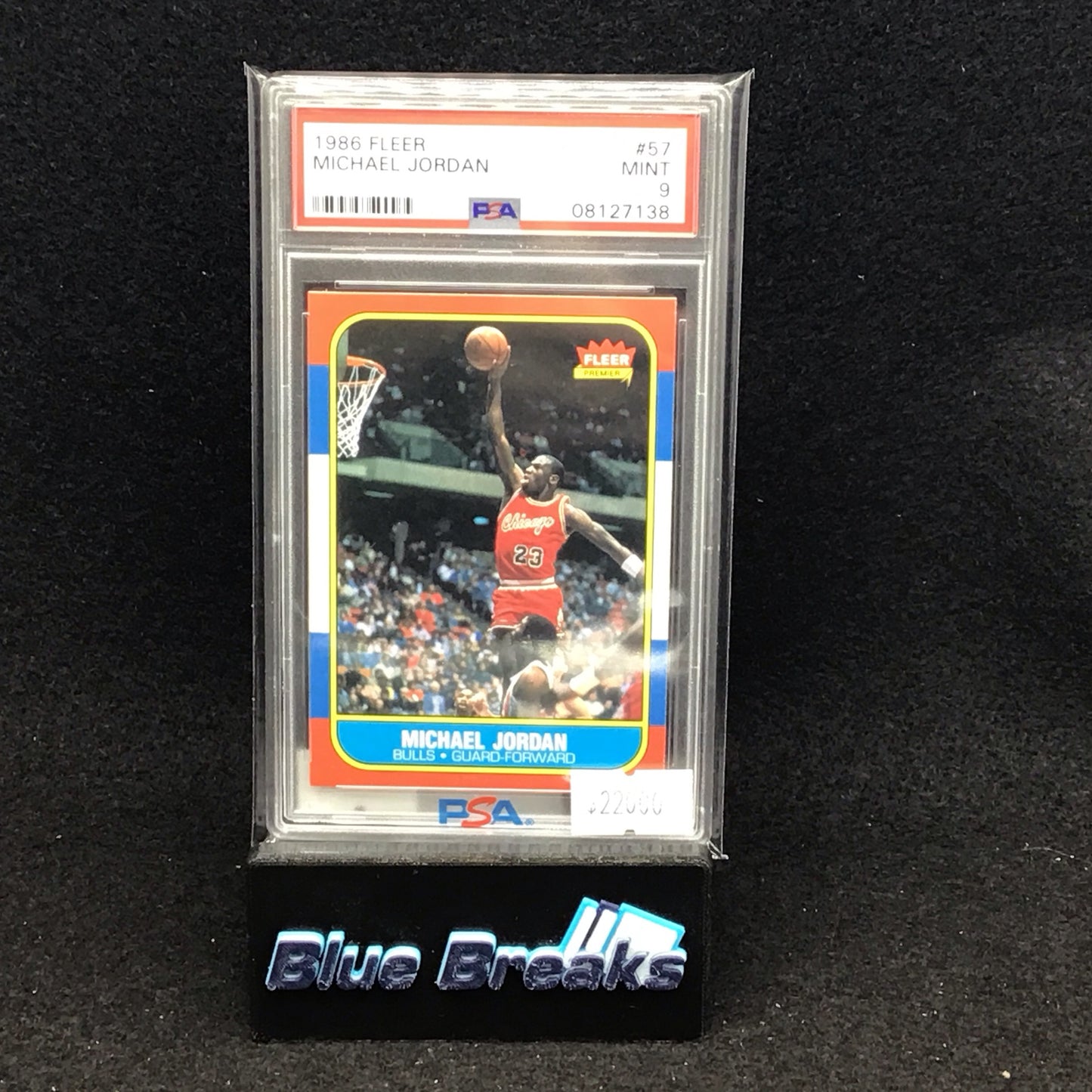 1986 Fleer Michael Jordan #57 PSA 9 Bulls