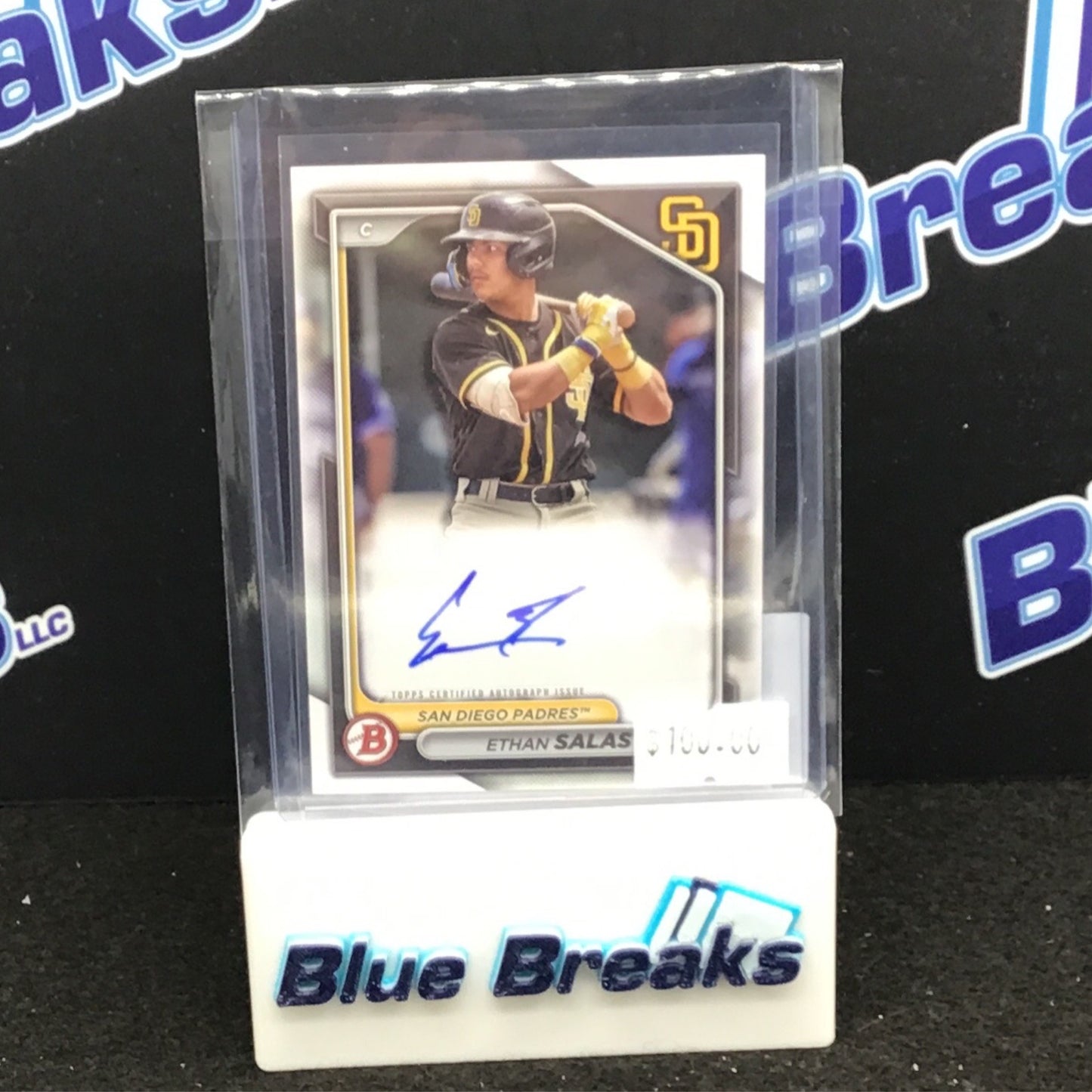 2024 Bowman Ethan Salas auto #PPRA-ES Padres