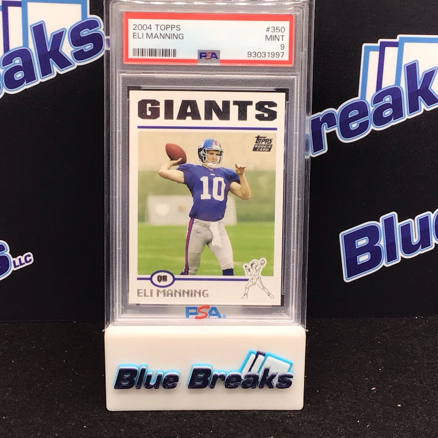 2004 Topps Eli Manning #350 PSA 9 Giants