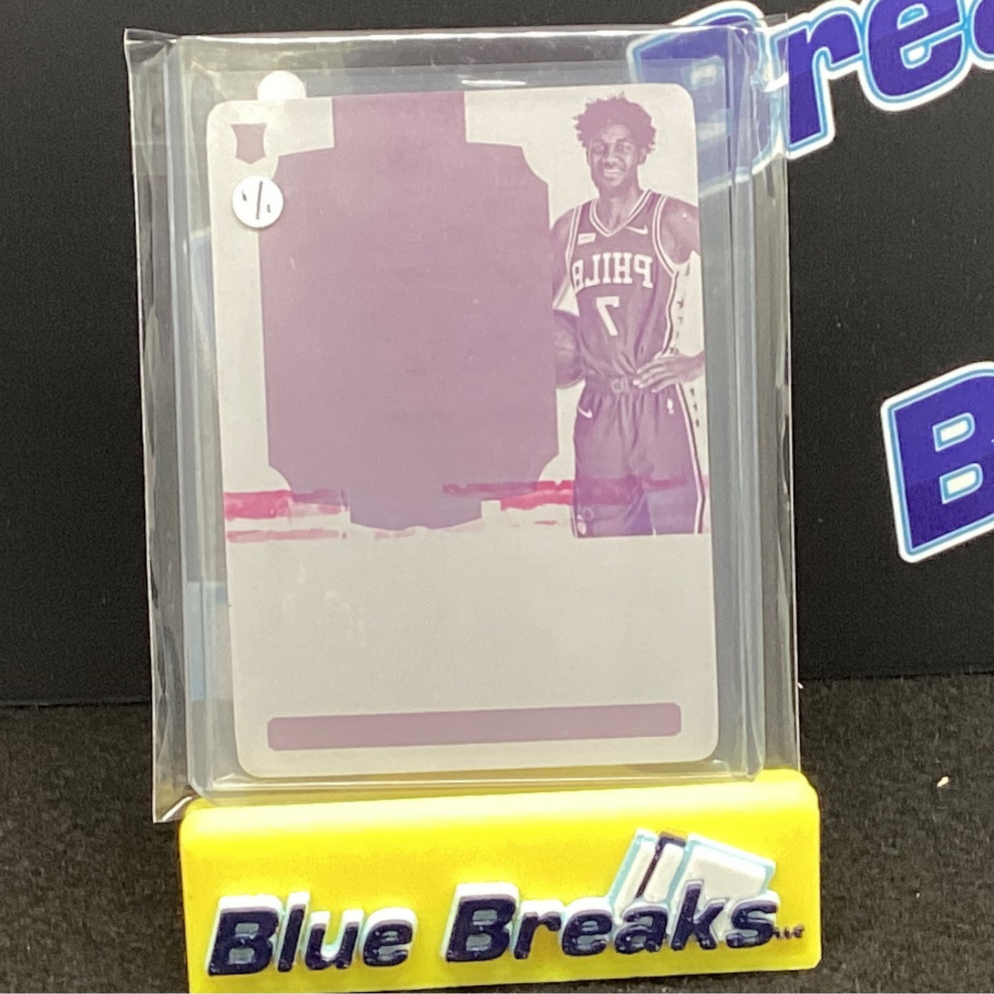 2020-21 National Treasures - Immanuel Quickley - New York Knicks - Magenta Plate 1/1