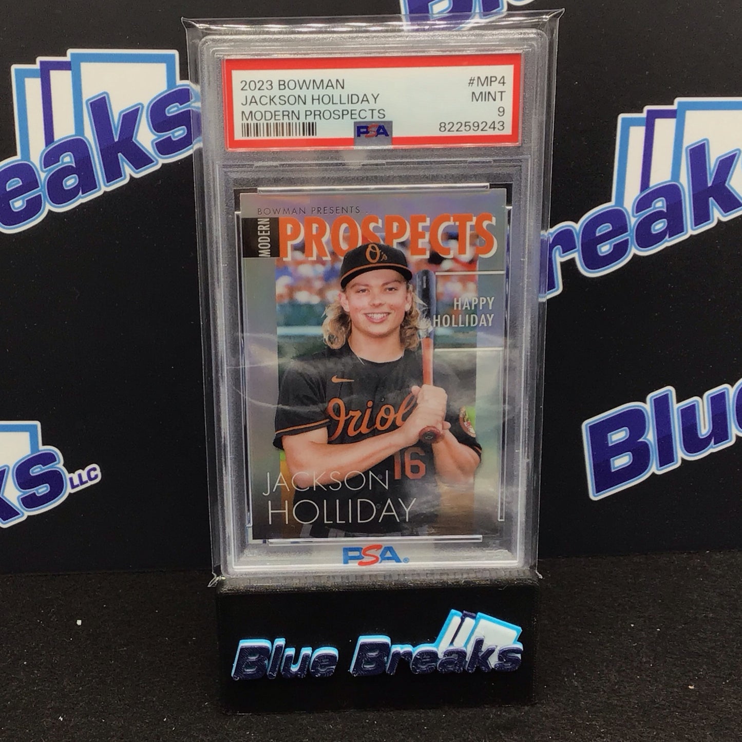 2023 Bowman Modern Prospects Jackson Holliday #MP4 PSA 9 Orioles