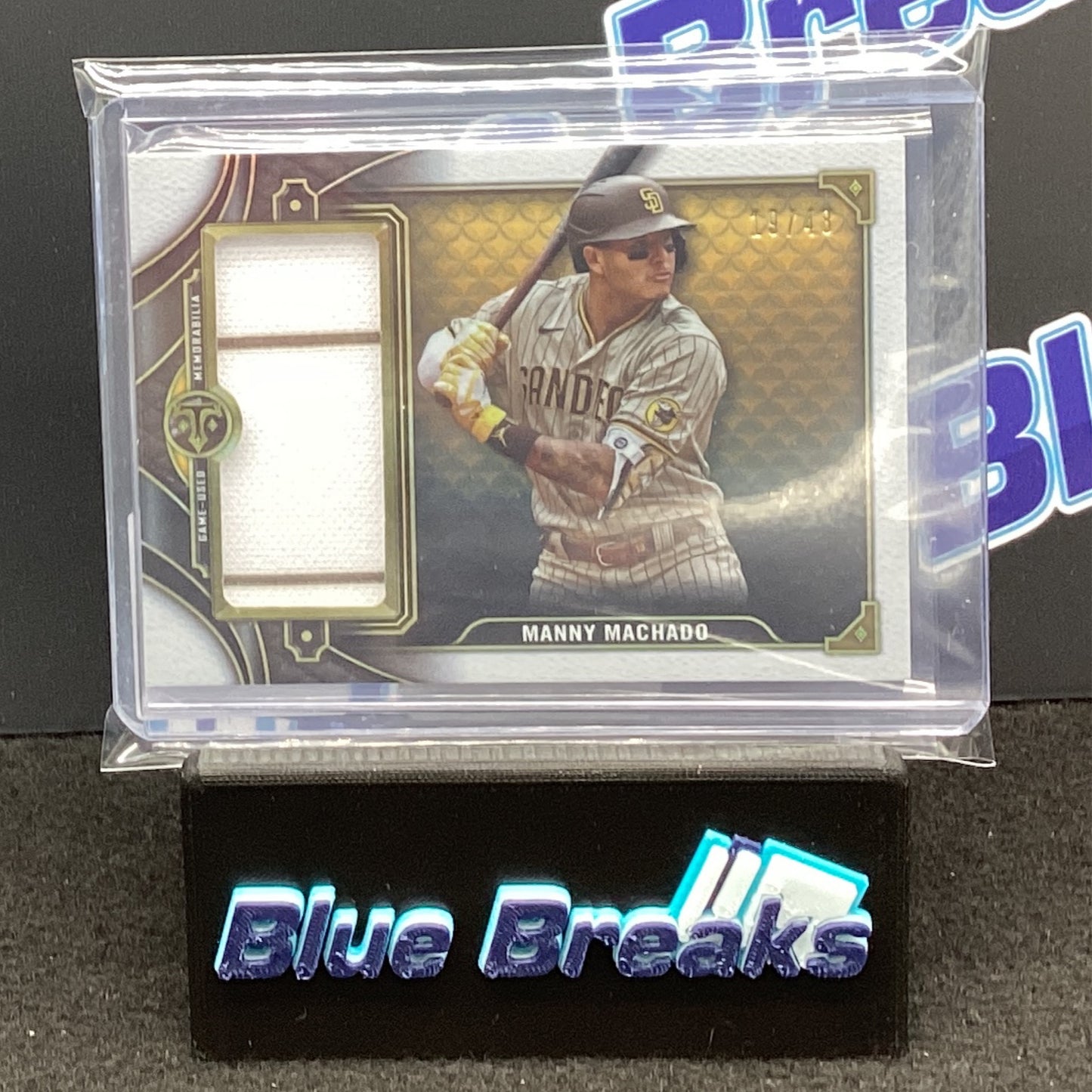 2022 Topps Triple Threads Manny Machado jumbo relic 19/48 #SJR2-MM2 Padres