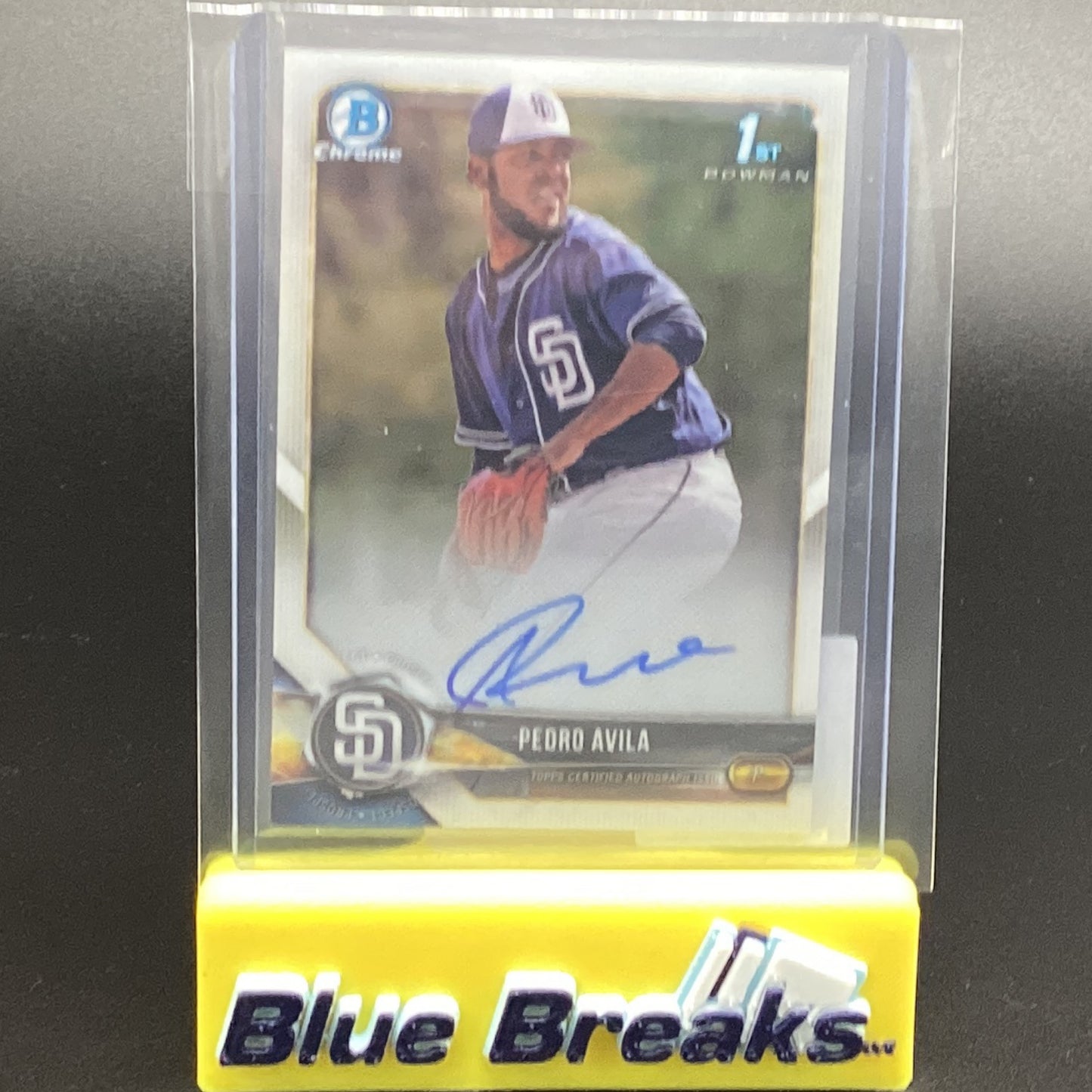 2018 Bowman Chrome 1st Pedro Avila auto CPA-PA