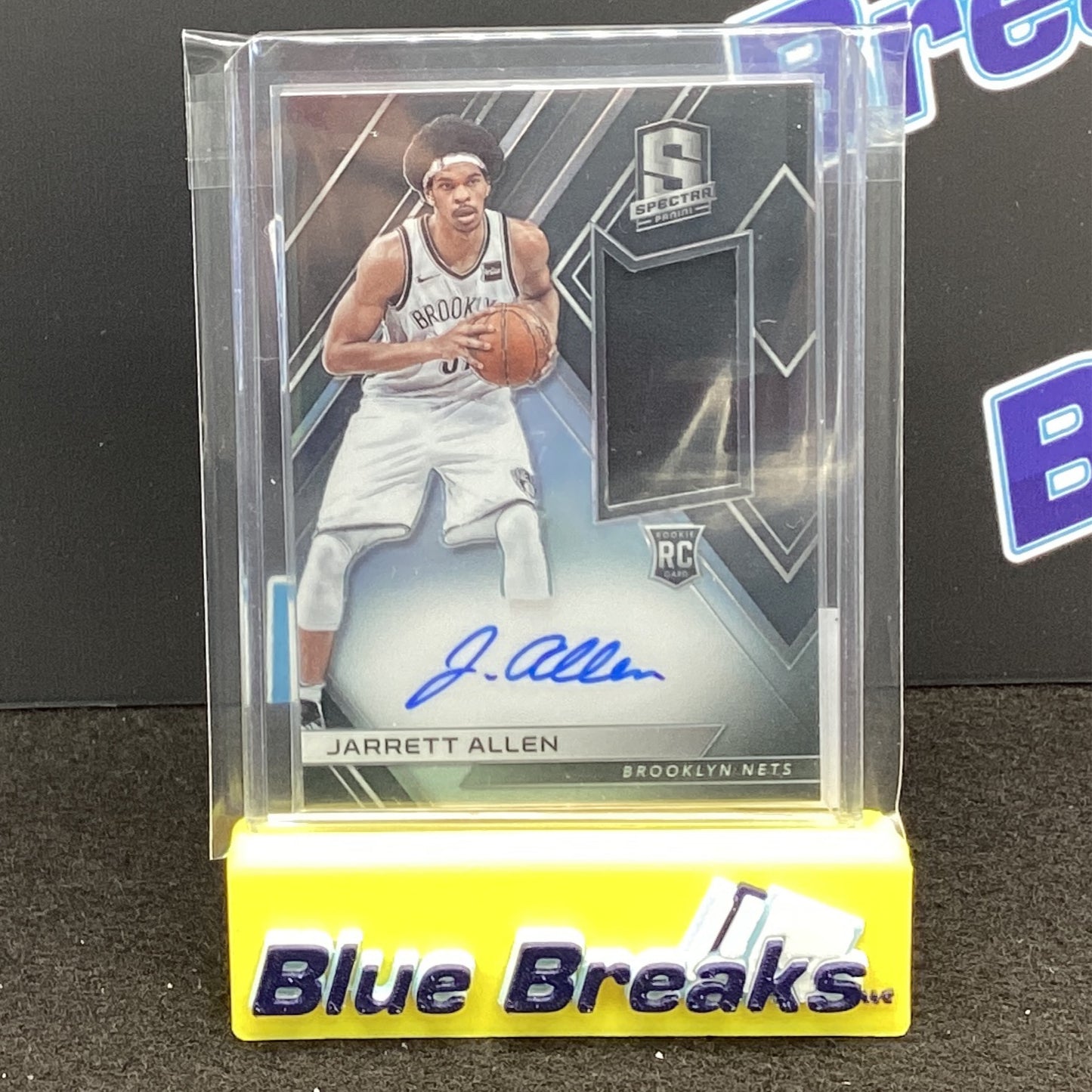 2017-18 Panini Spectra Jarrett Allen relic auto 092/299 RC #133 Nets