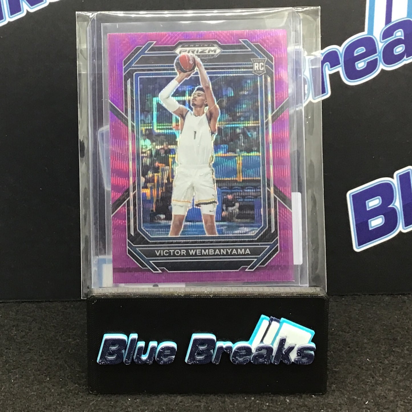 2023 Panini Prizm Draft Picks Purple Wave Victor Wembanyama RC #2 Spurs