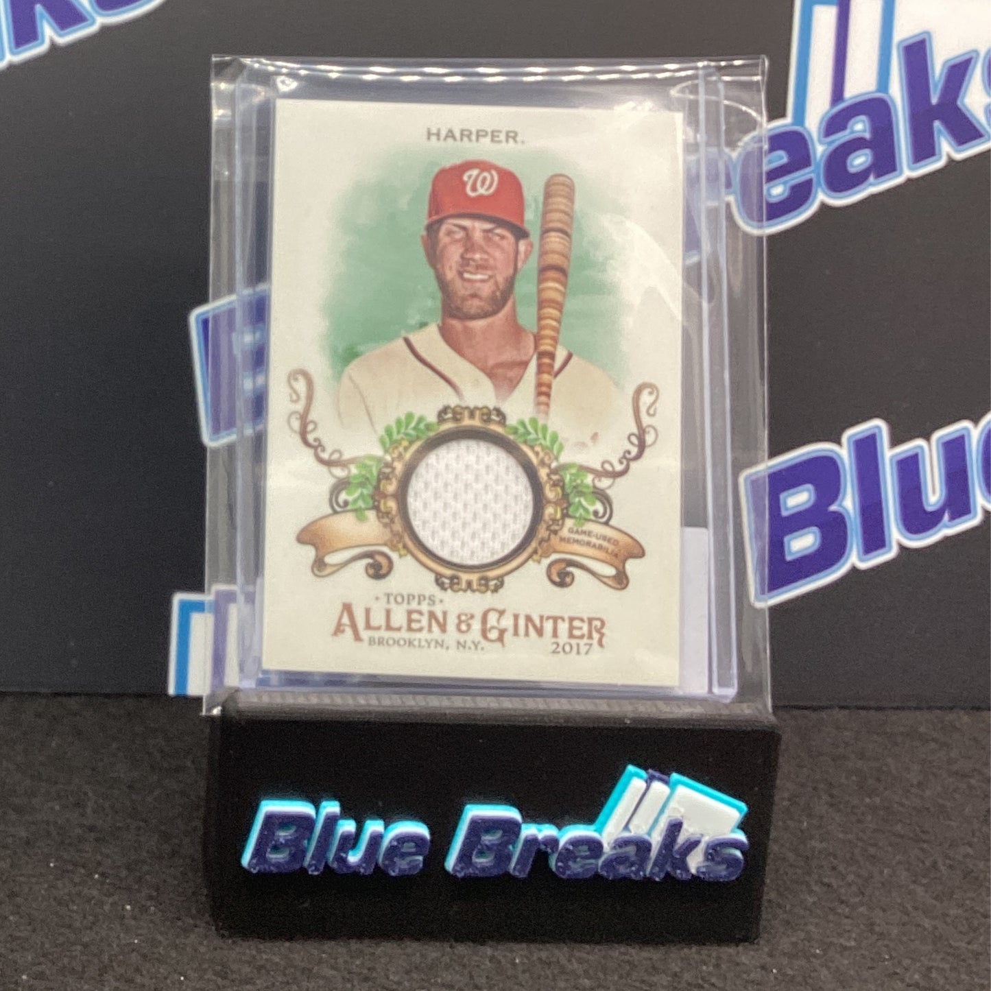 2017 Allen & Ginter Bryce Harper relic #FSRB-BH