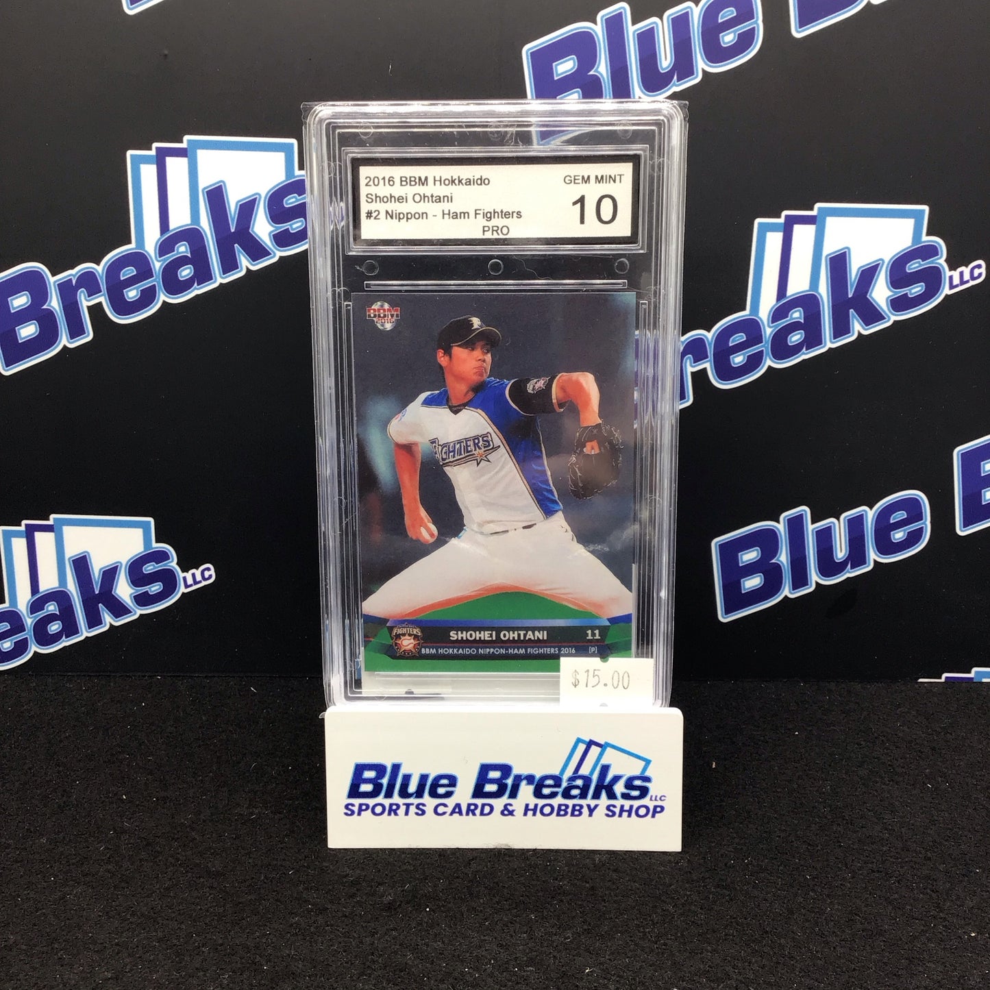 2016 BBM Hokkaido Shohei Ohtani #2 PRO 10 Nippon-Ham Fighters