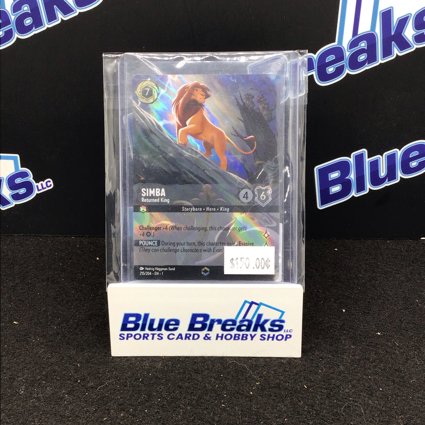 2023 Lorcana The First Chapter Enchanted Simba Returned King 215/204