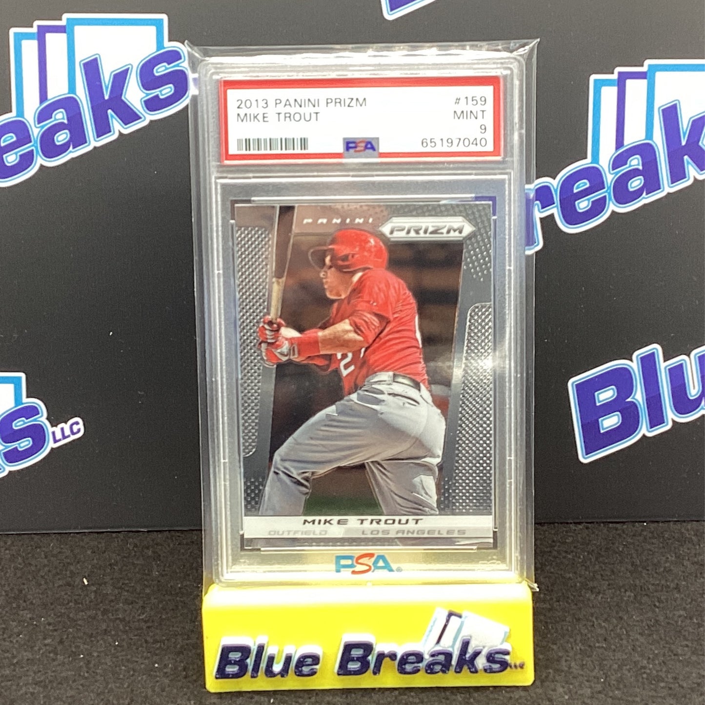 2013 Panini Prizm Mike Trout PSA Mint 9 159