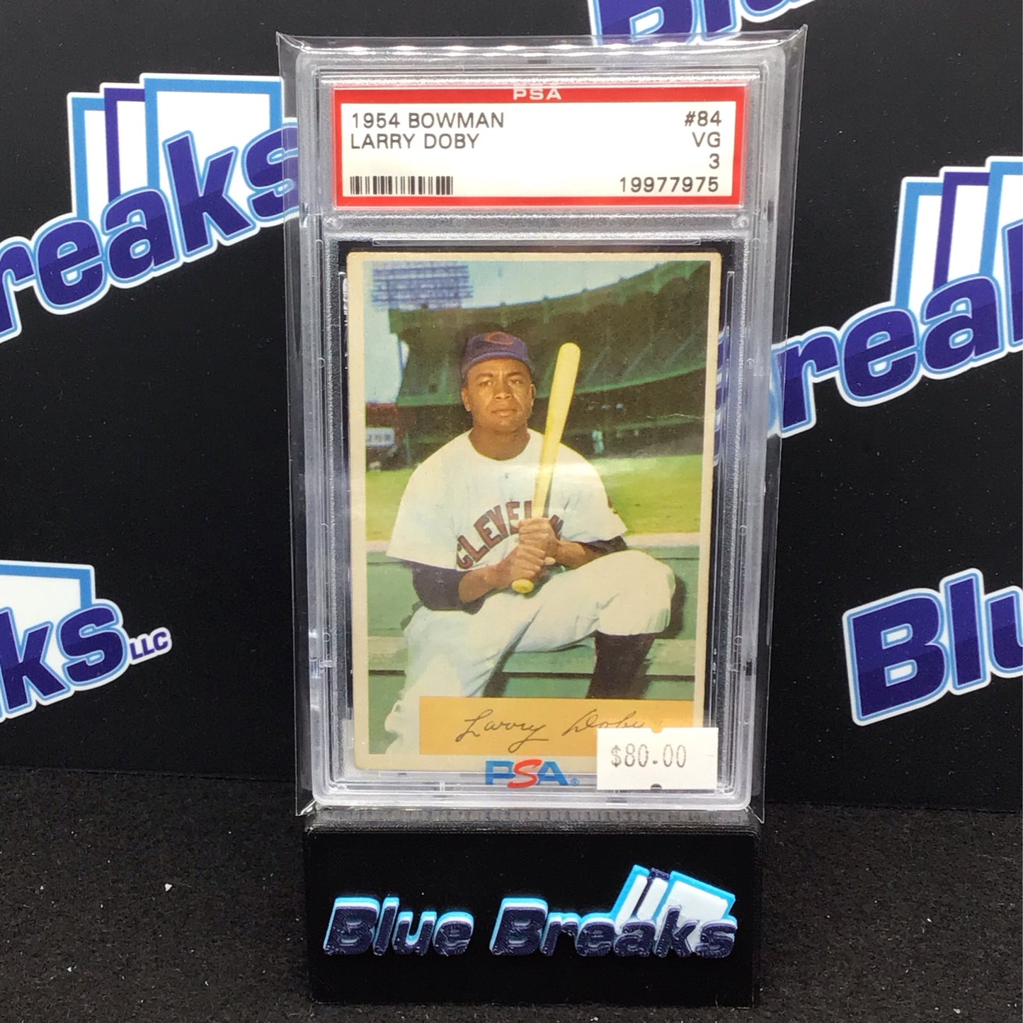 1954 Topps Larry Doby #84 PSA 3 Indians