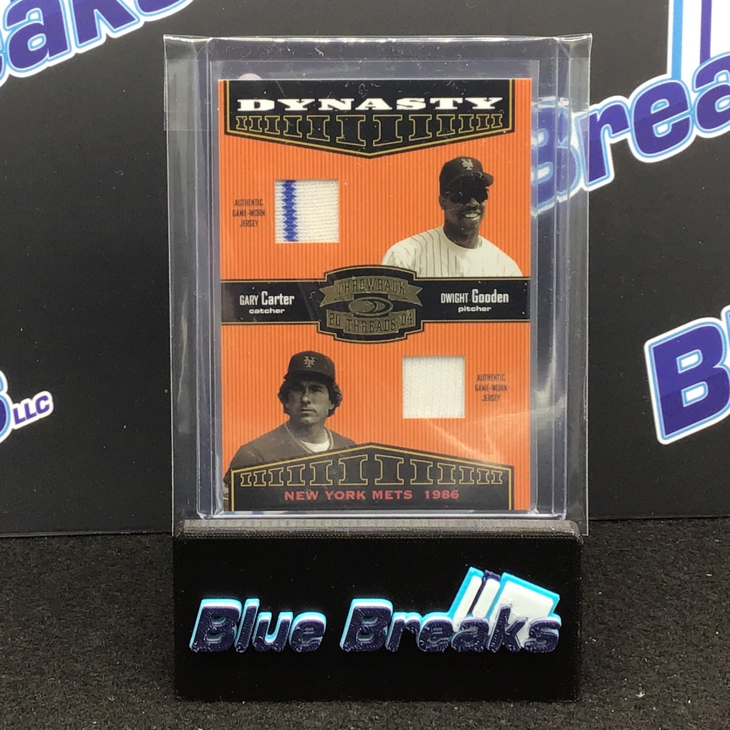 2004 Donruss Throwback Threads Dynasty Carter Gooden Hernandez Strawberry 40/50 #D-6