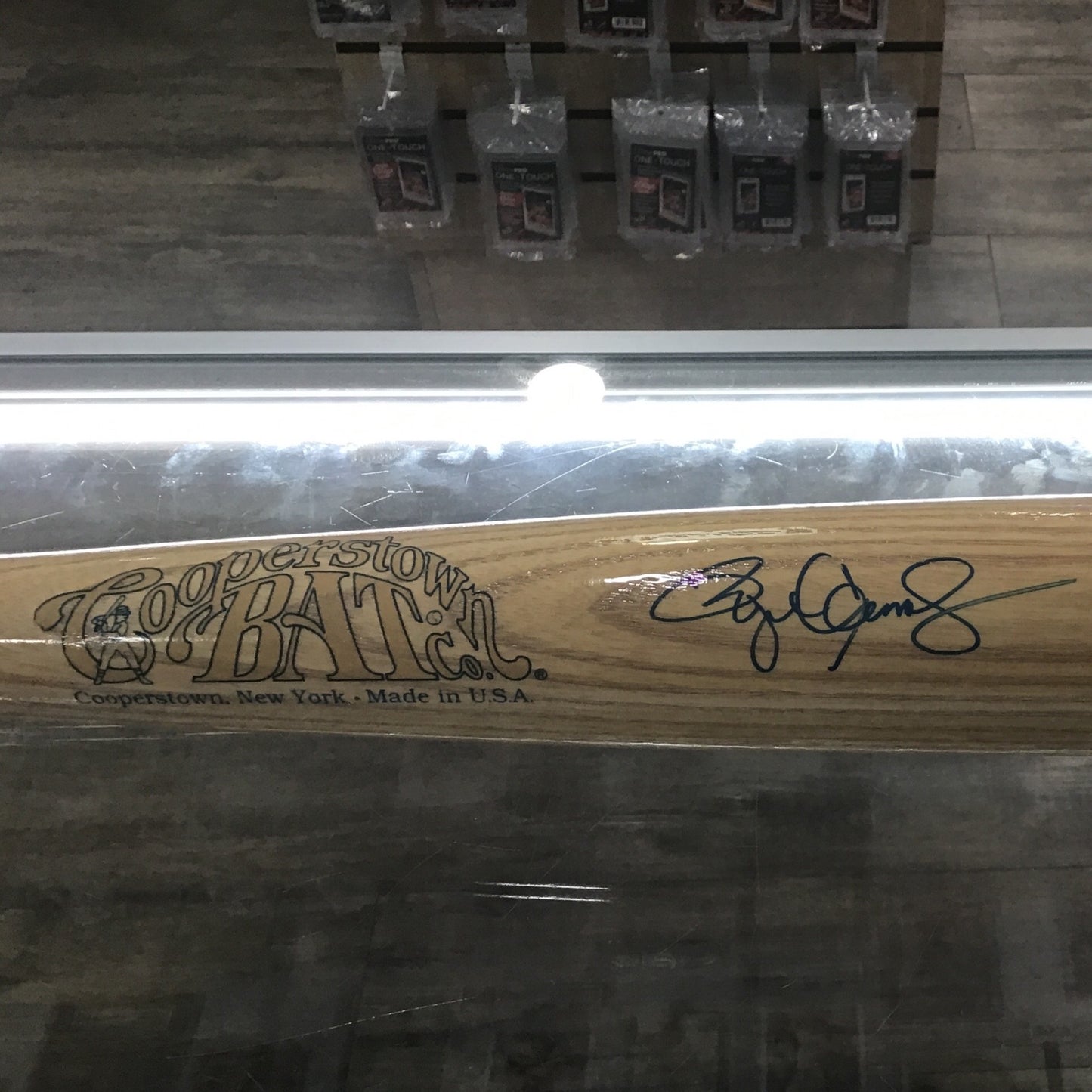 Roger Clemens Cooperstown autographed baseball bat