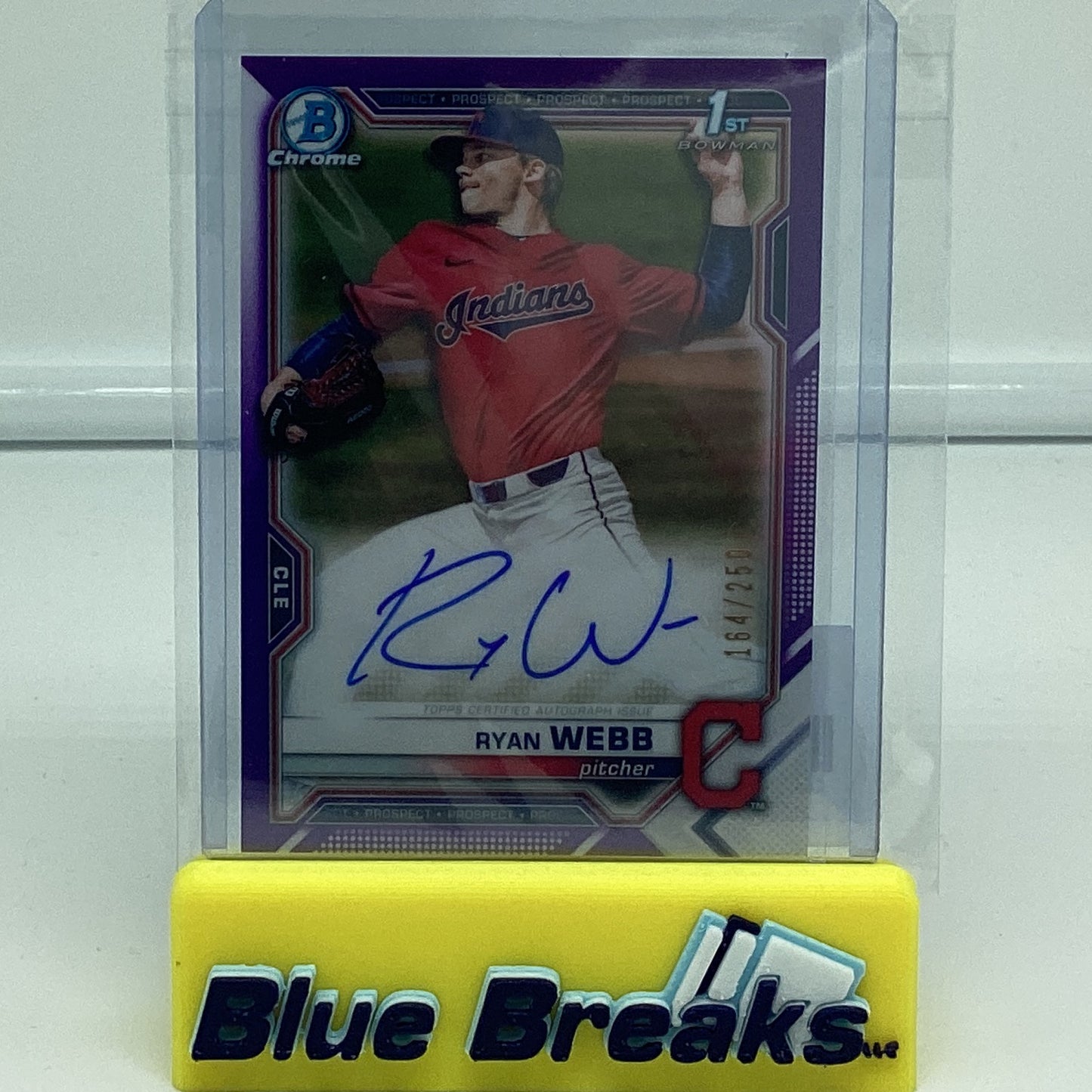 2021 Bowman Chrome - Ryan Webb 164/250