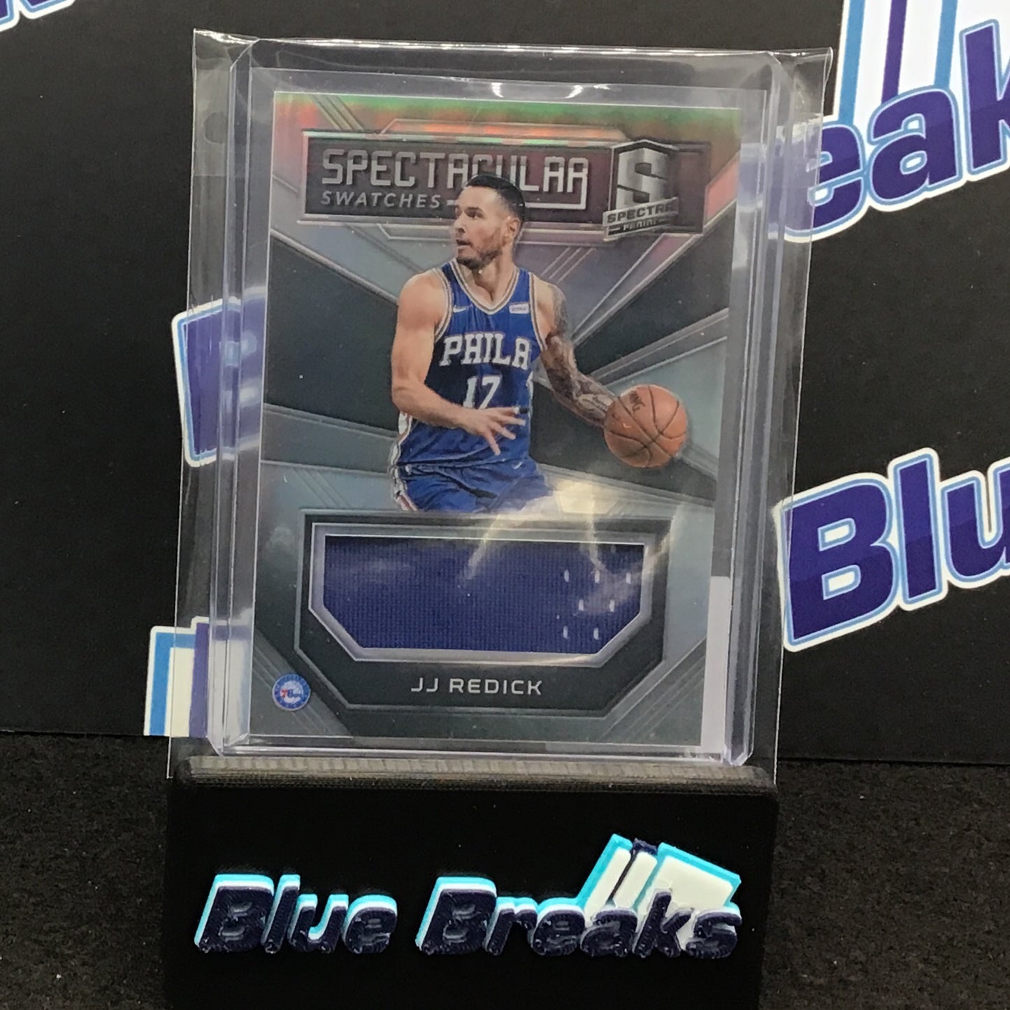 2017-18 Panini Spectra Spectacular Swatches JJ Redick 05/99 #SS-19 76ers