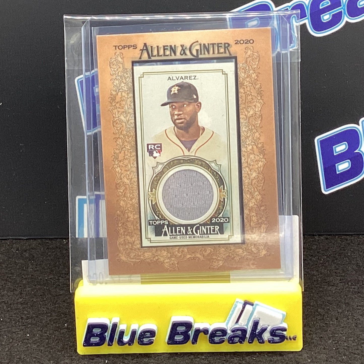 2020 Allen & Ginter Yordan Alvarez mini framed relic