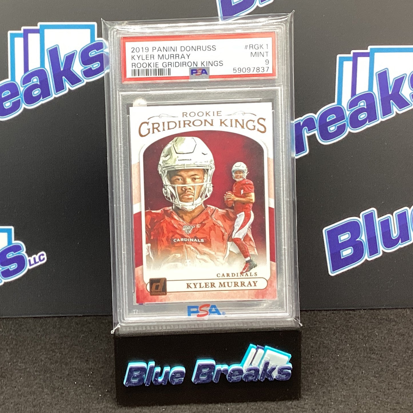 2019 Panini Donruss Rookie Gridiron Kings Kyler Murray PSA 9 #RGK-1 Cardinals