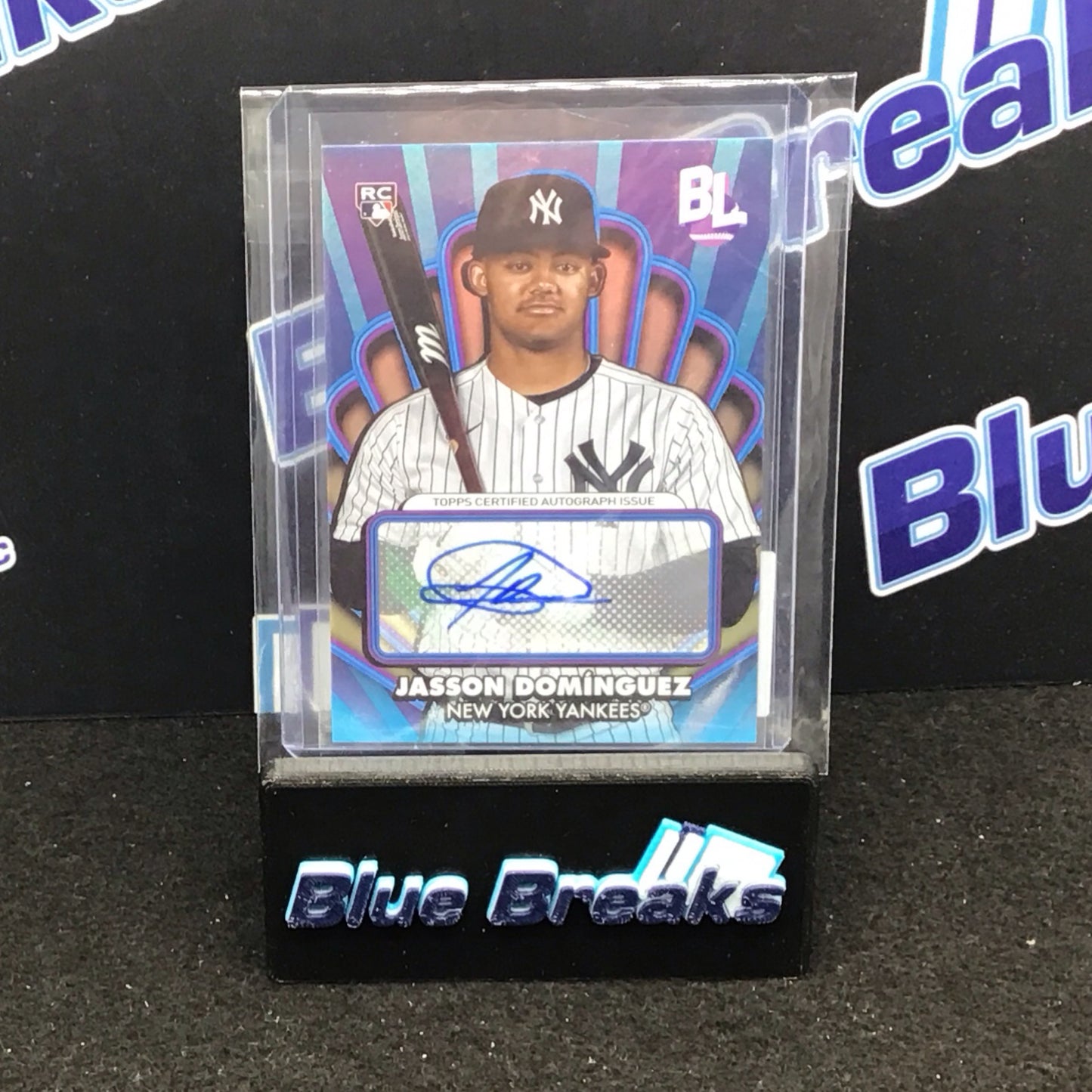 2024 Topps Big League Opening Act Jasson Dominguez auto RC #OAA-JDO Yankees