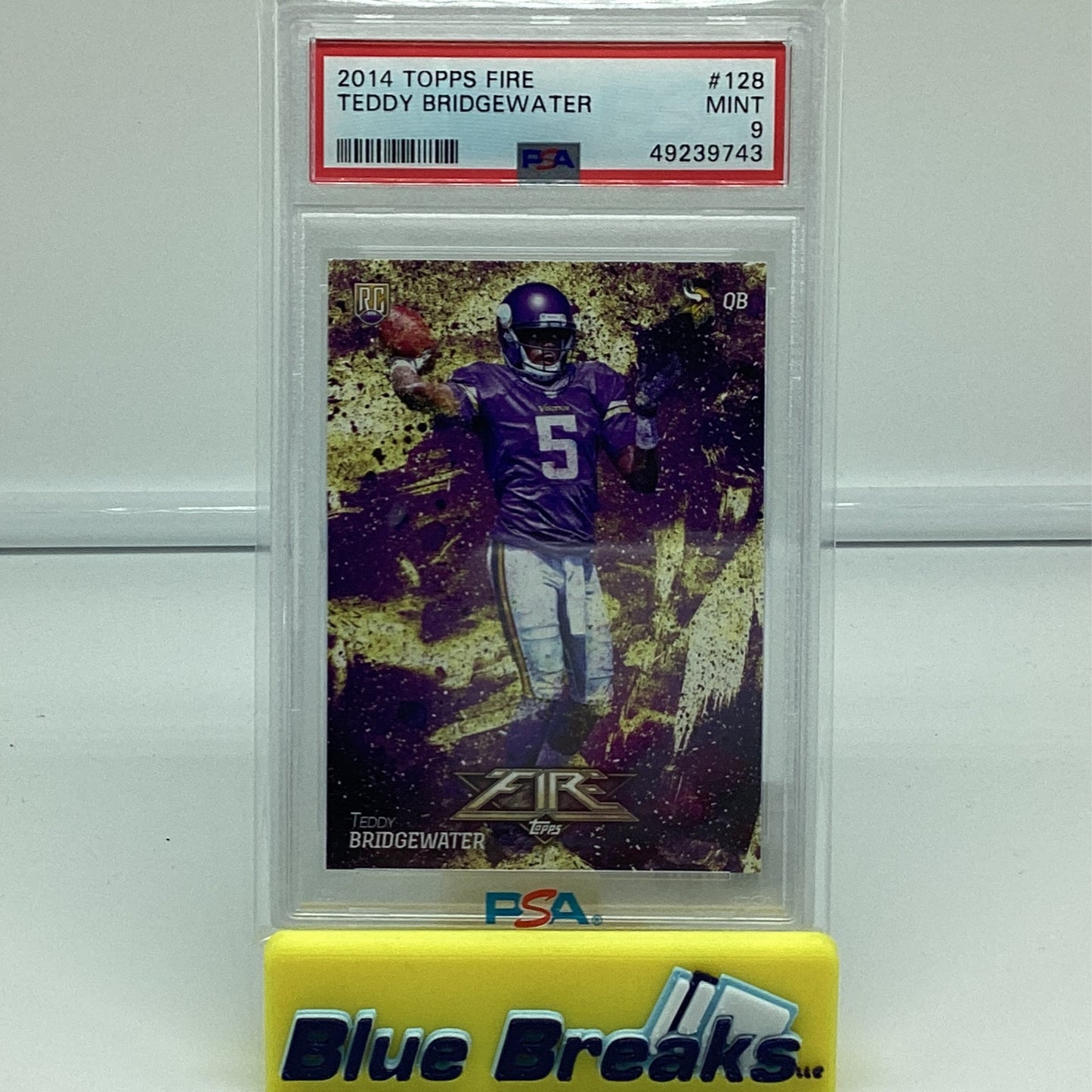 2014 Topps Fire - Teddy Bridgewater Mt 9
